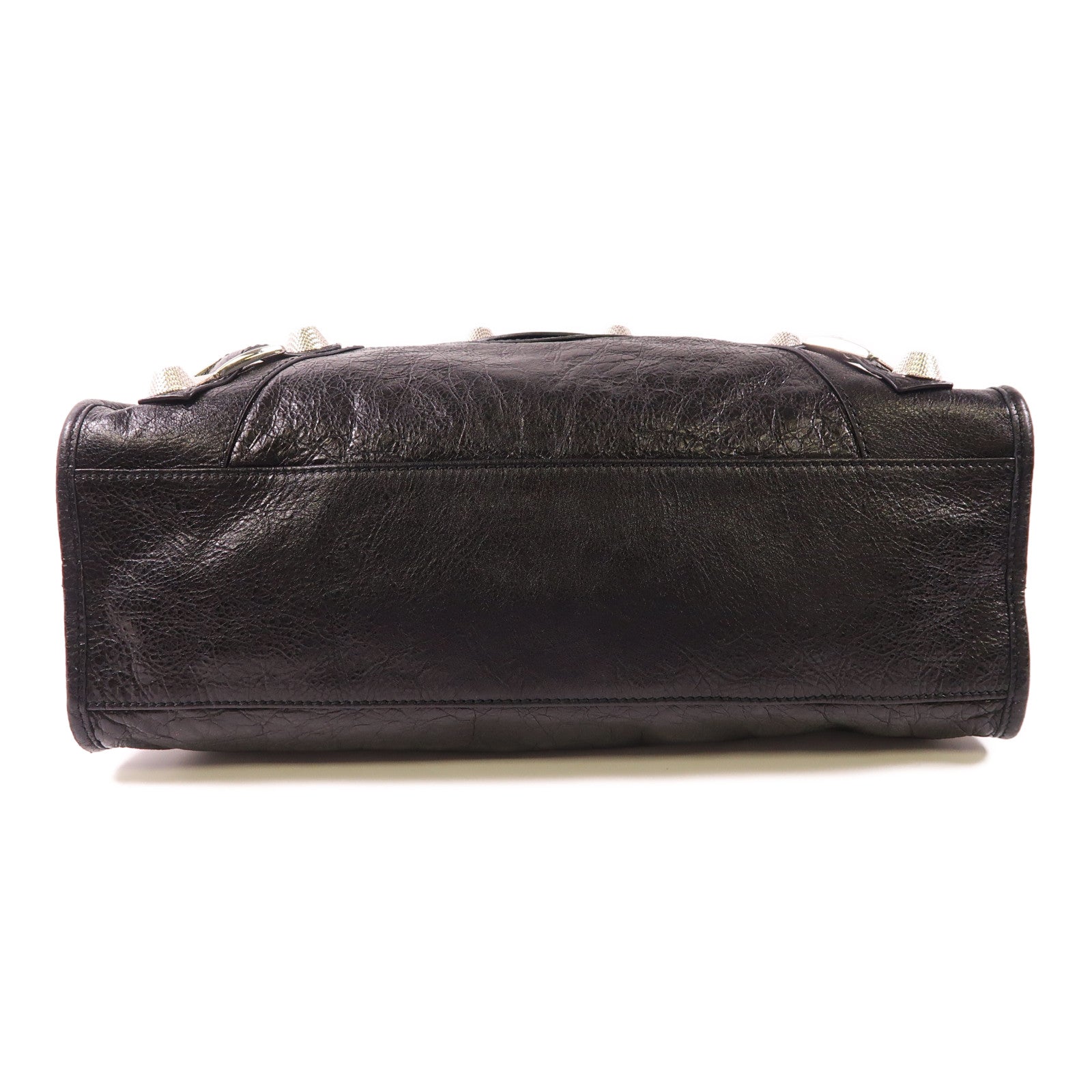 BALENCIAGA 羊皮皮革Giant City銀扣手挽肩背兩用袋