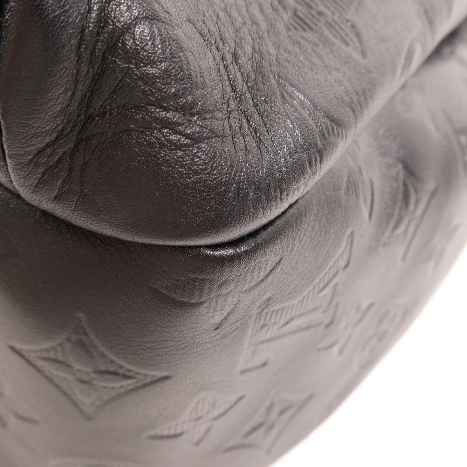 LOUIS VUITTON Monogram Embossed Discovery Backpack銀扣背包