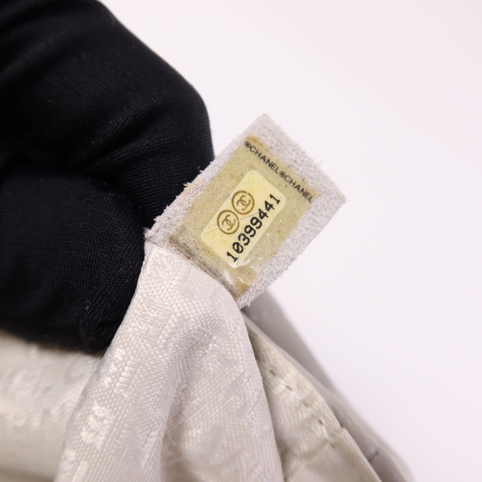 CHANEL 羊皮皮革Chain Shoulder銀扣鏈帶肩背袋