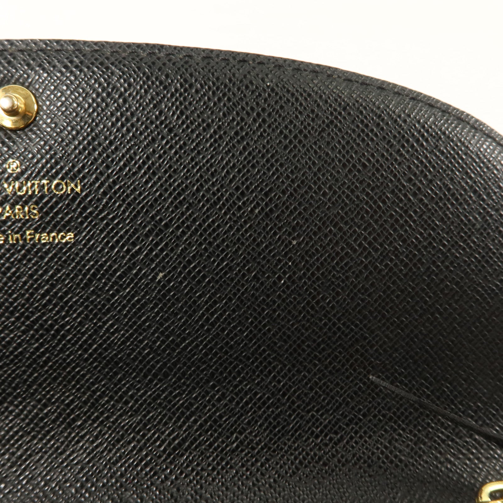 LOUIS VUITTON Monogram Reverse Emilie Wallet金扣長錢包