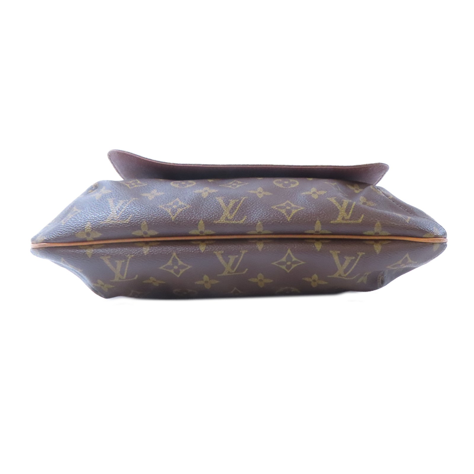 LOUIS VUITTON Monogram Musette金扣肩背袋啡色