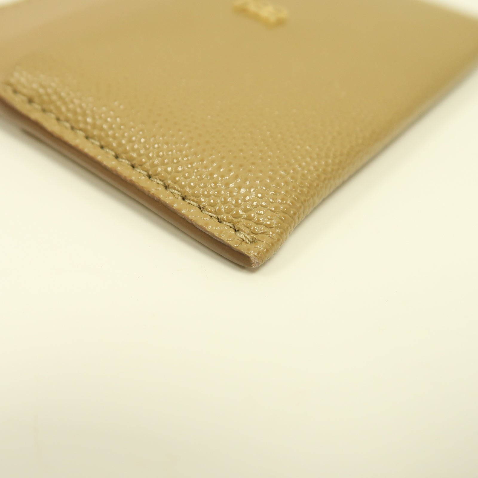 BURBERRY 牛皮皮革Card Case金扣卡片套啡色