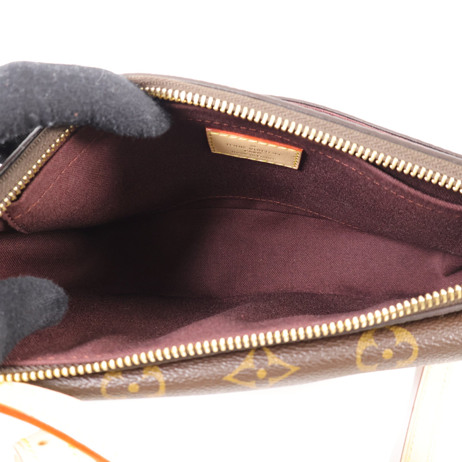 LOUIS VUITTON Monogram Vivacite金扣手挽肩背兩用袋