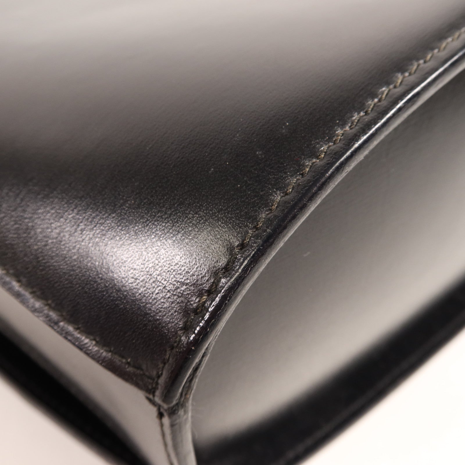 CELINE 牛皮皮革Vintage Shoulder Bag金扣肩背袋