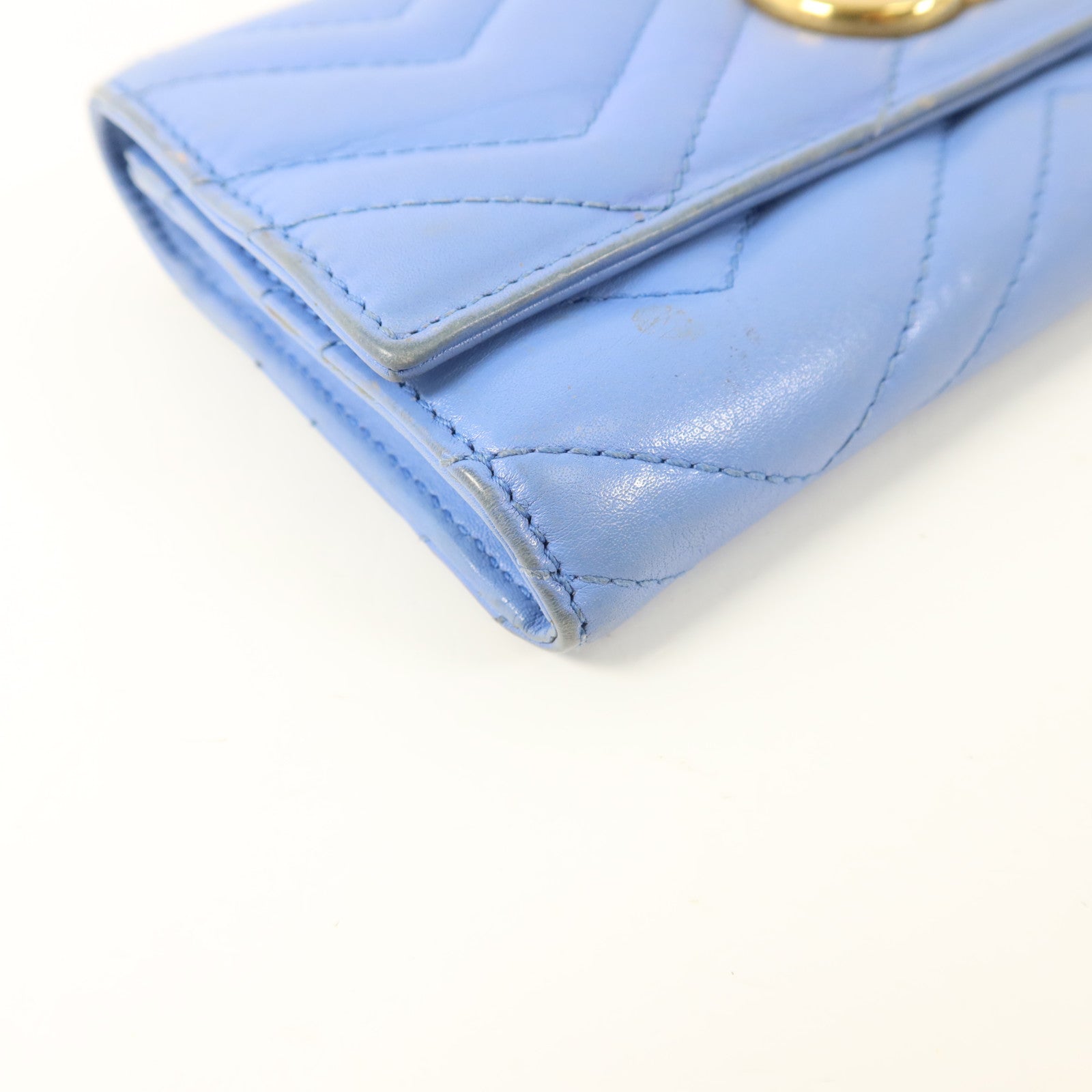GUCCI 牛皮皮革GG Marmont Long Wallet長錢包