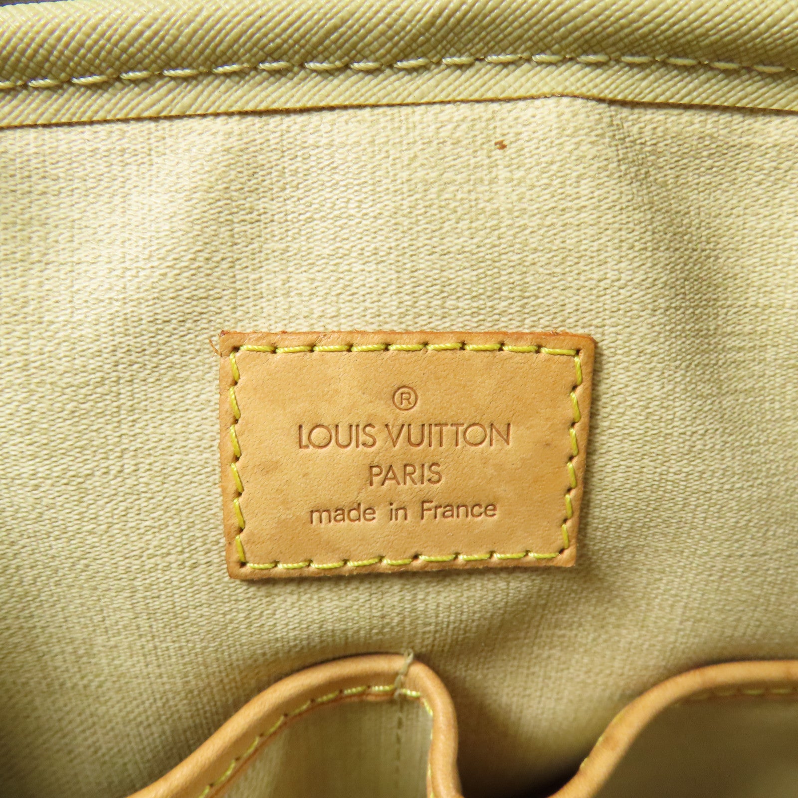 LOUIS VUITTON Monogram Trouville金扣手挽袋