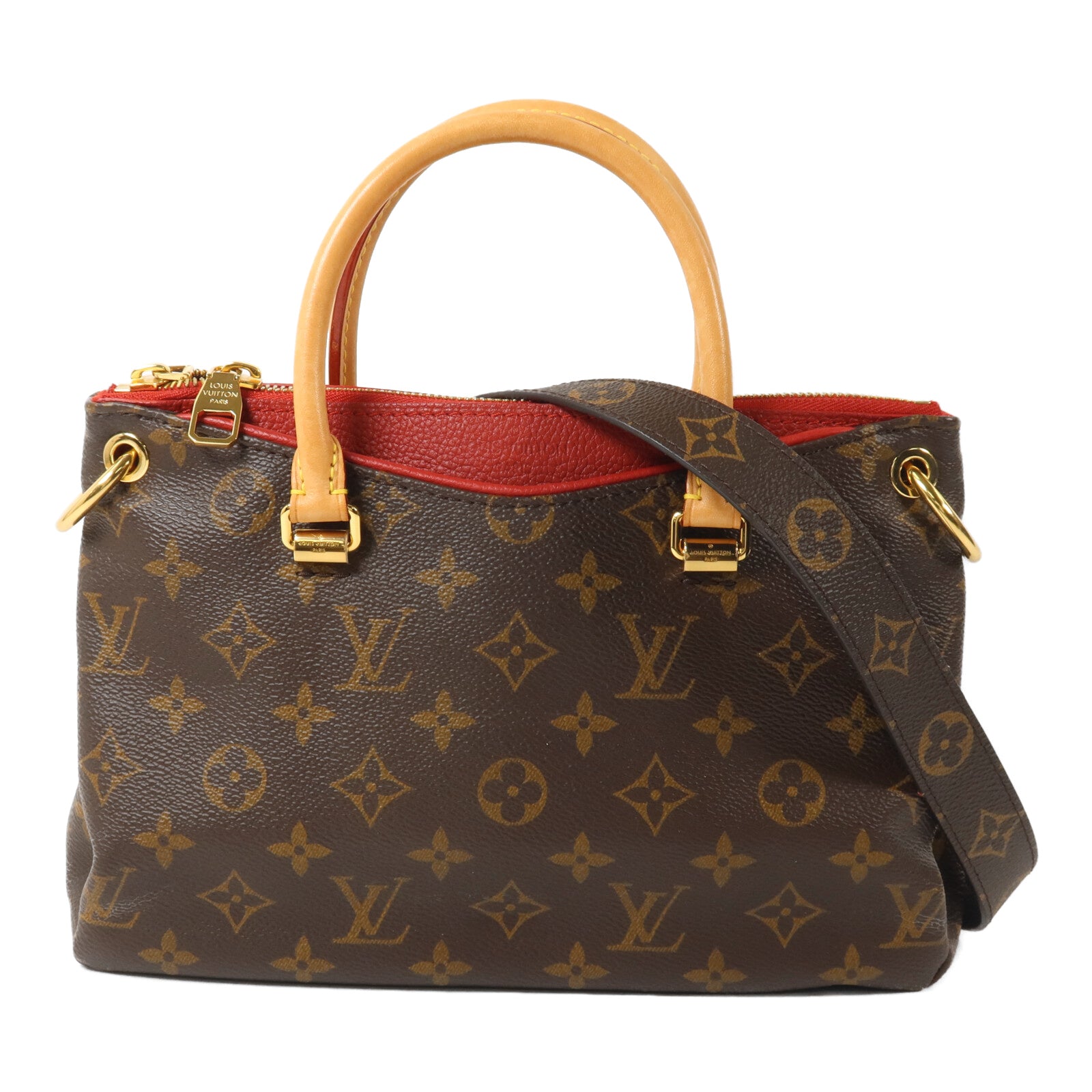 LOUIS VUITTON Monogram Pallas BB手挽肩背兩用袋