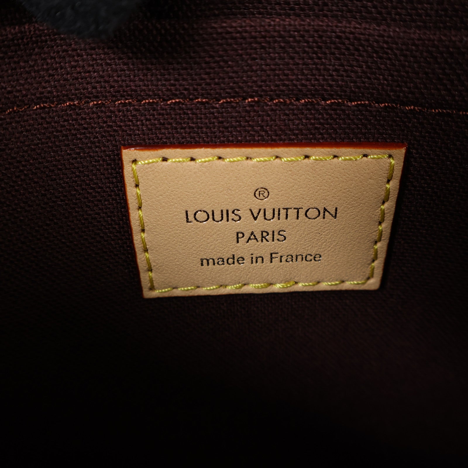 LOUIS VUITTON Monogram Vivacite金扣手挽肩背兩用袋