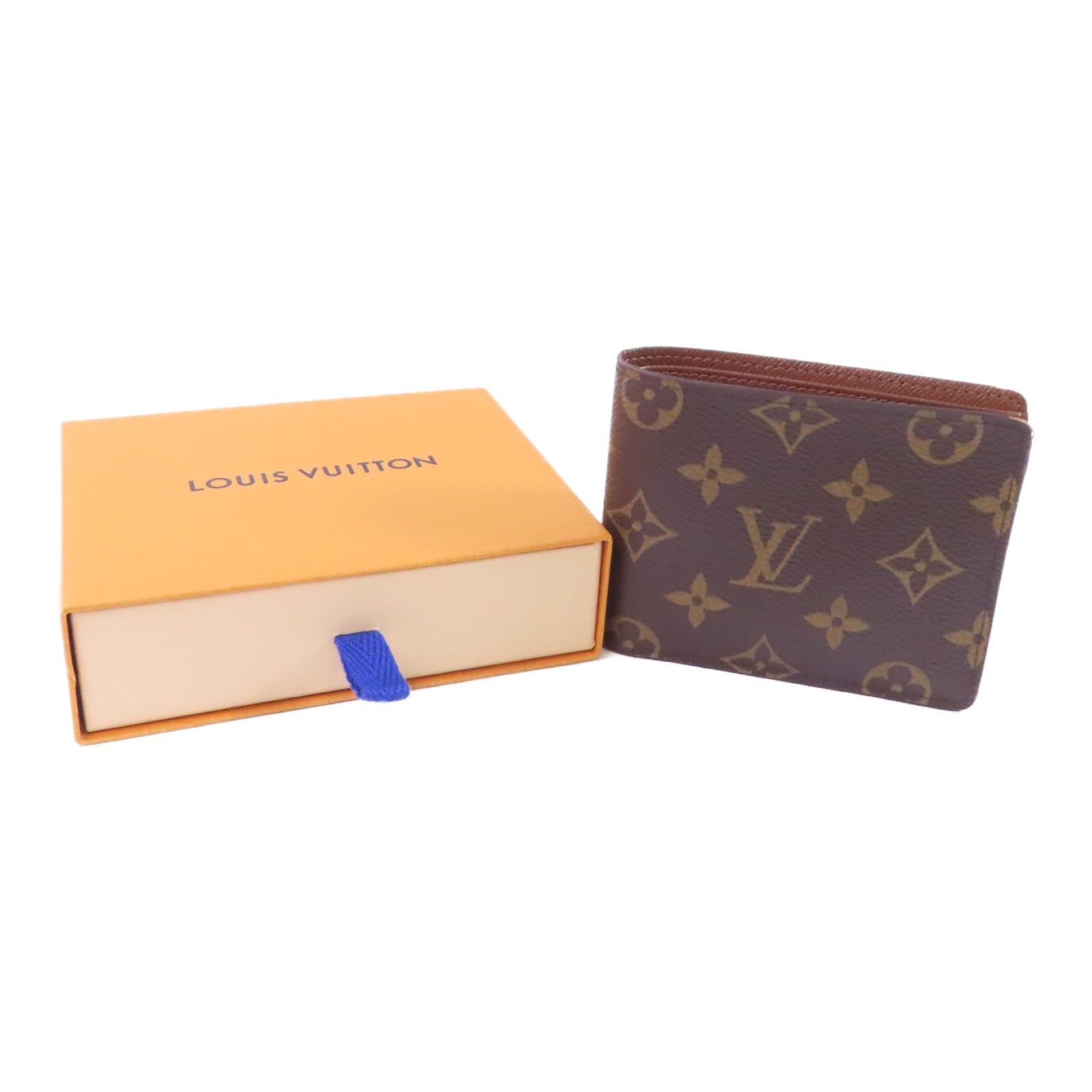 LOUIS VUITTON Monogram Multiple Short Wallet短錢包啡色