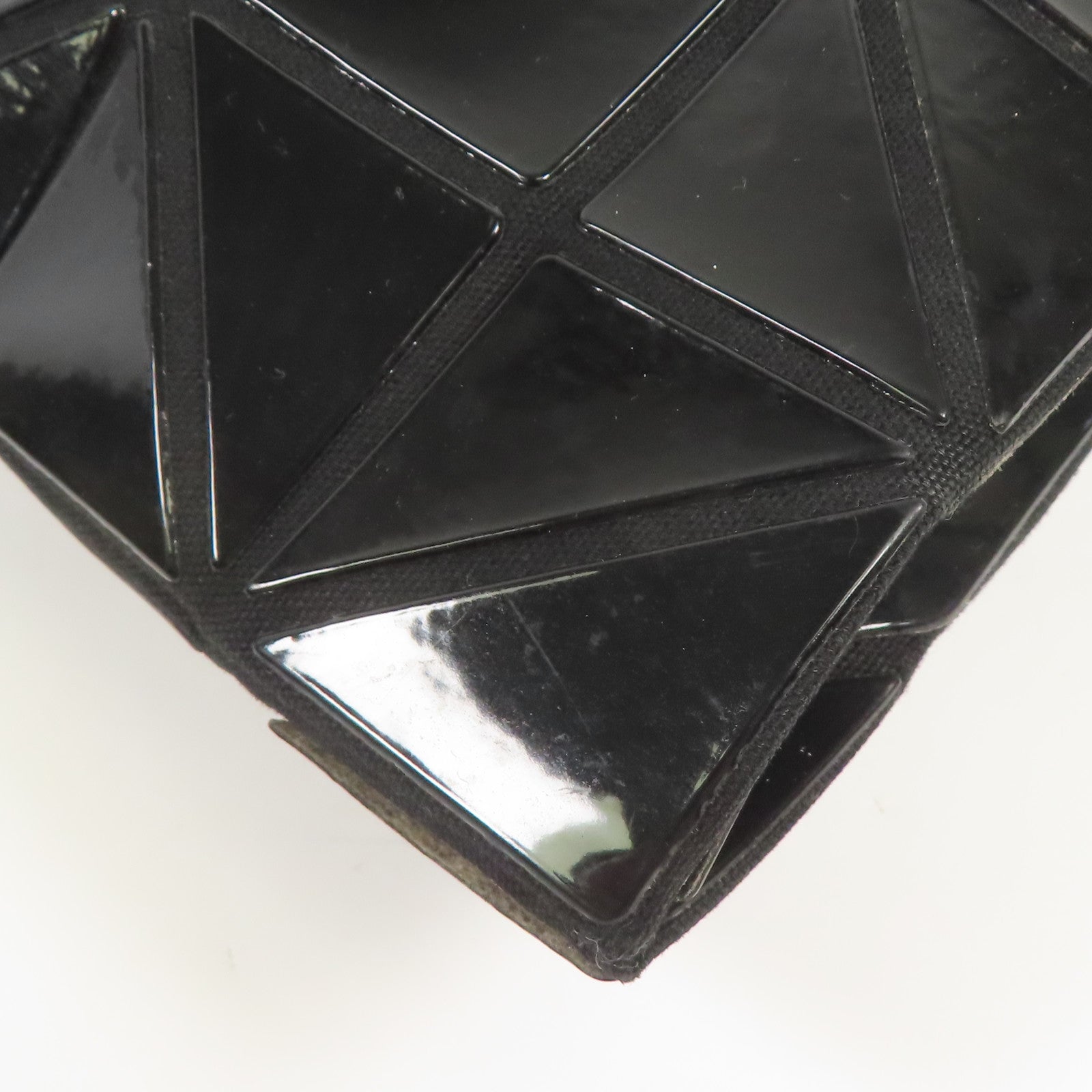 BAO BAO ISSEYMIYAKE Shoulder Bag PVC Black