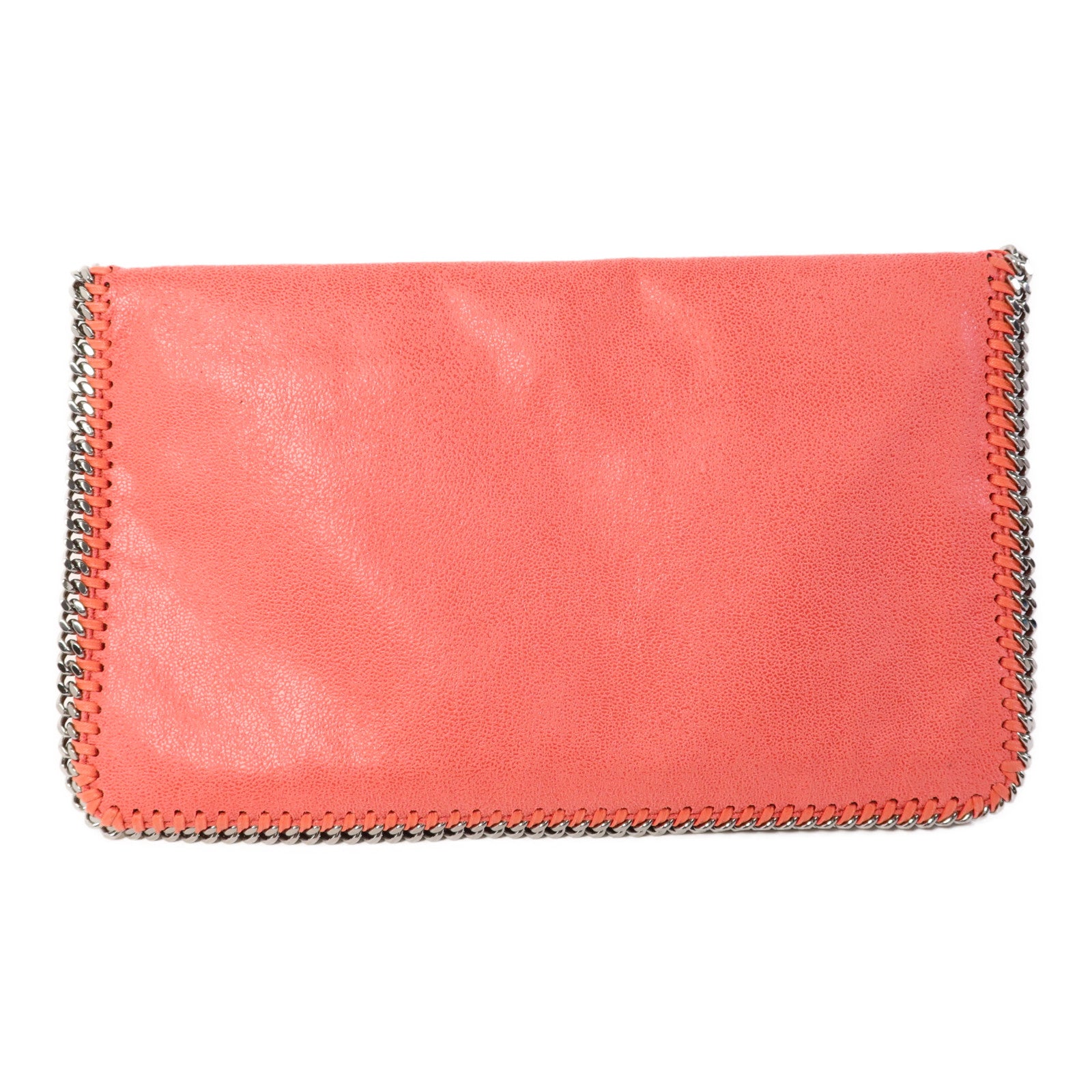 Stella McCartney 布料Falabella Zip Clutch銀扣手拿包