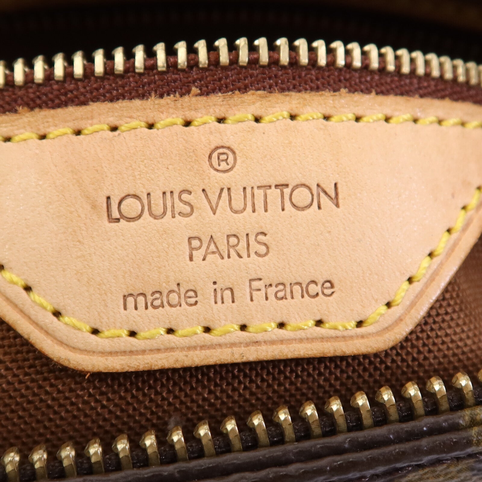 LOUIS VUITTON Monogram Trotteur金扣肩背袋