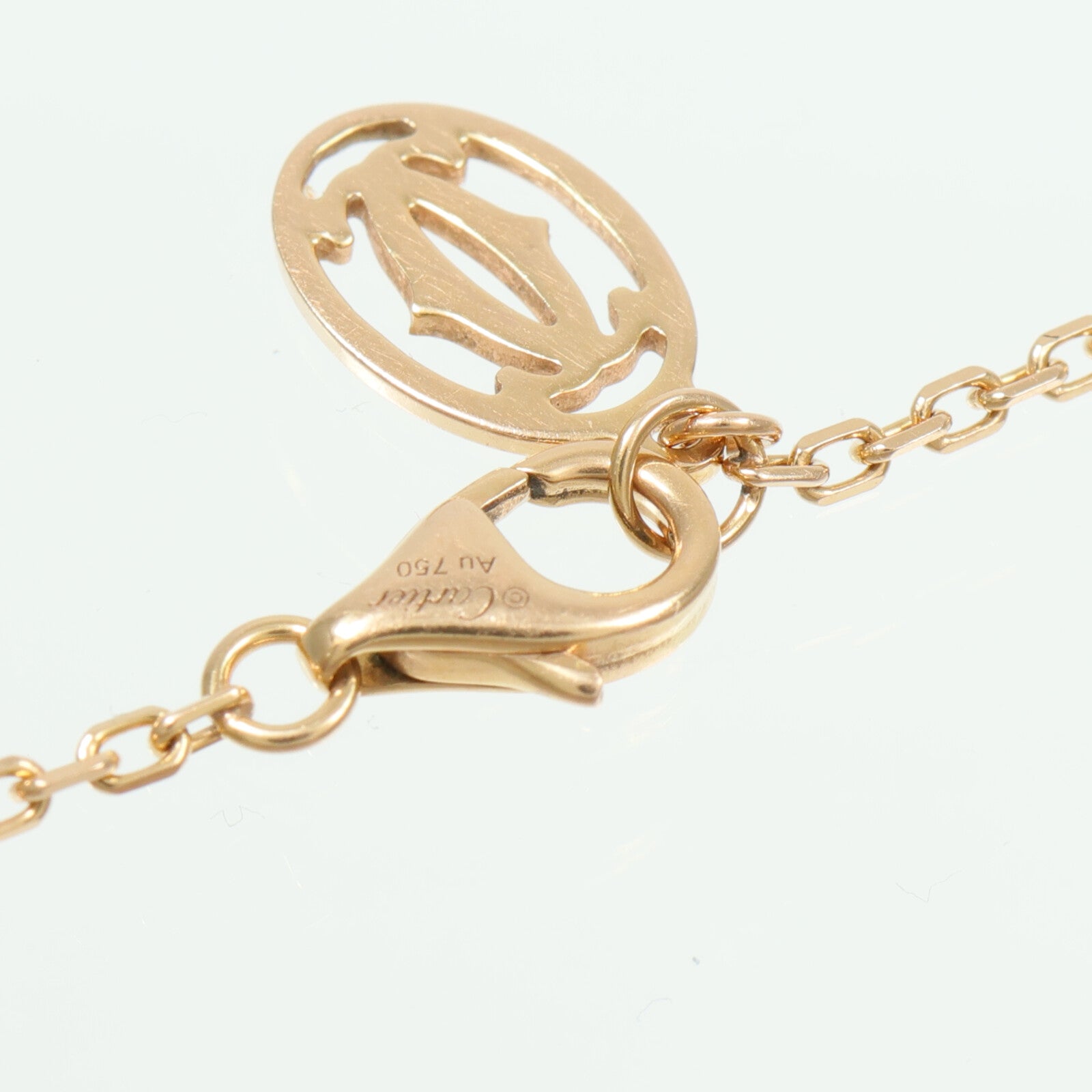 CARTIER 18K玫瑰金D'Amour Bracelet Mini鑽石手鏈
