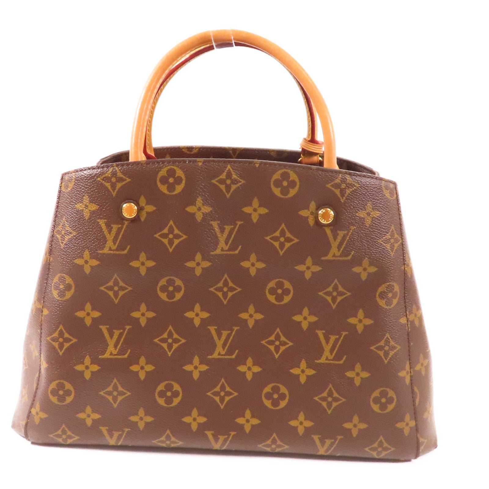 LOUIS VUITTON Monogram Montaigne MM金扣手挽肩背兩用袋