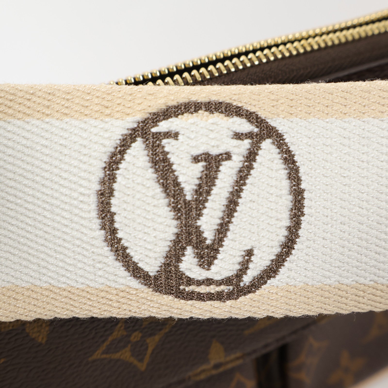 LOUIS VUITTON Monogram Vivacite金扣手挽肩背兩用袋