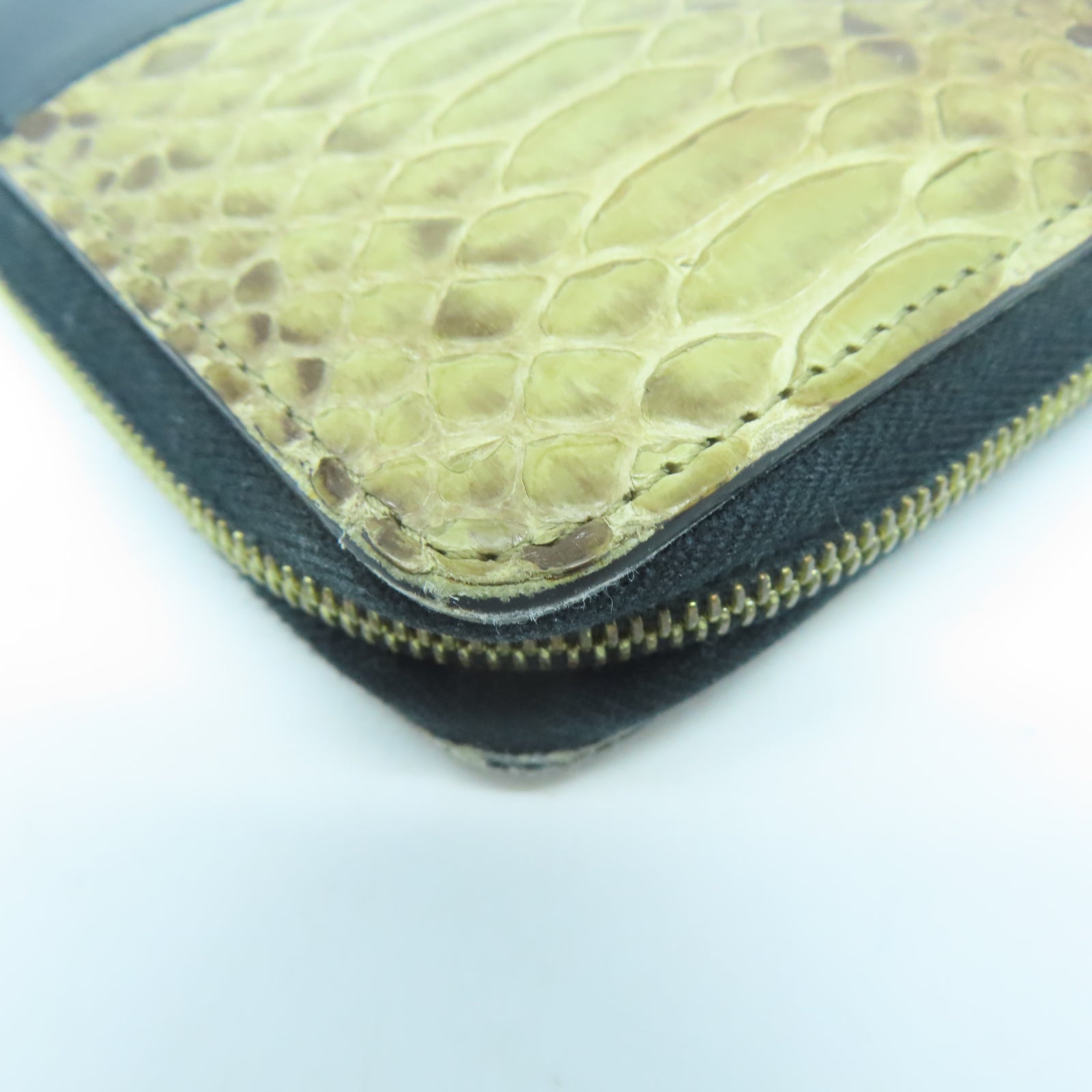 CELINE 【清倉大減價】牛皮皮革/蛇皮皮革Long Wallet金扣長錢包黑色/棕色