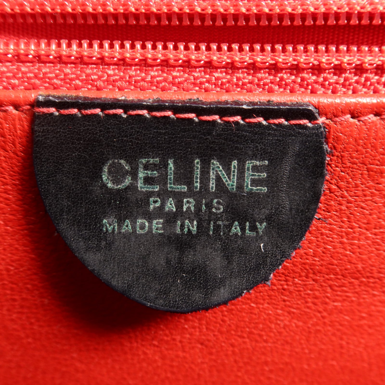 CELINE 牛皮皮革Vintage Shoulder Bag金扣肩背袋