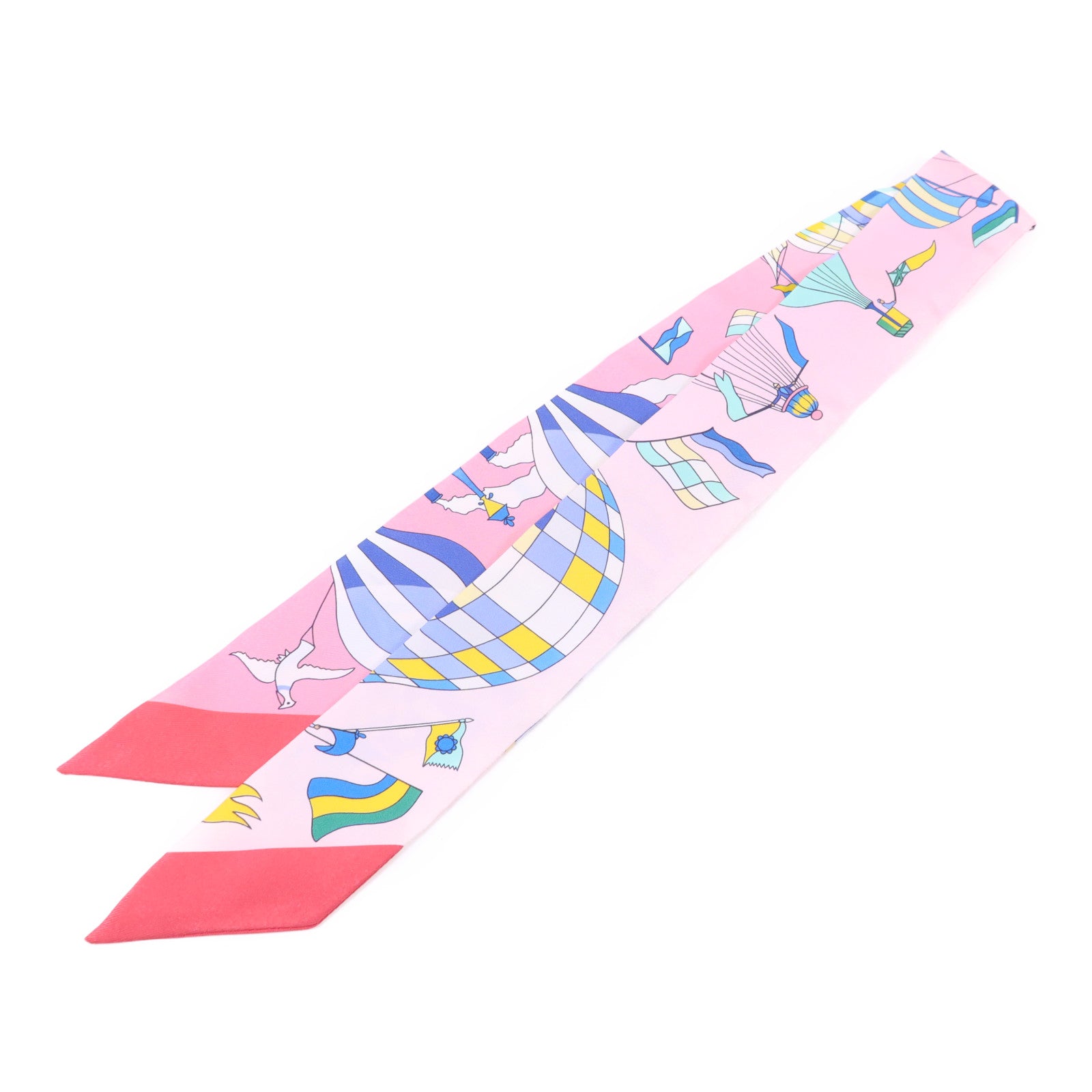 HERMES 【激減優惠】絲質Twilly絲巾