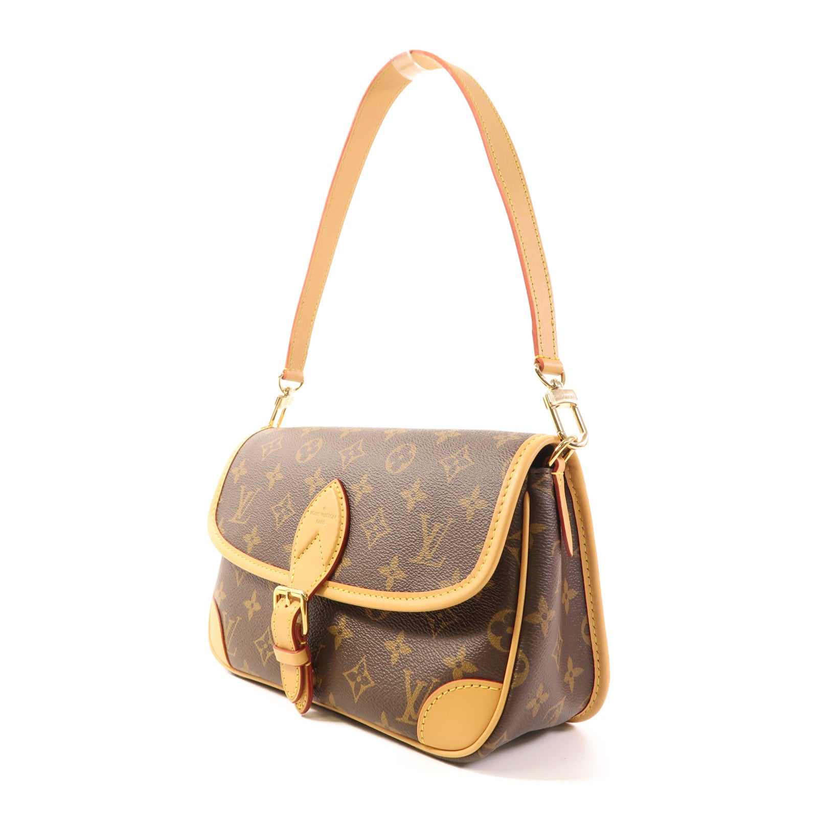 LOUIS VUITTON Monogram Diane金扣手挽肩背兩用袋