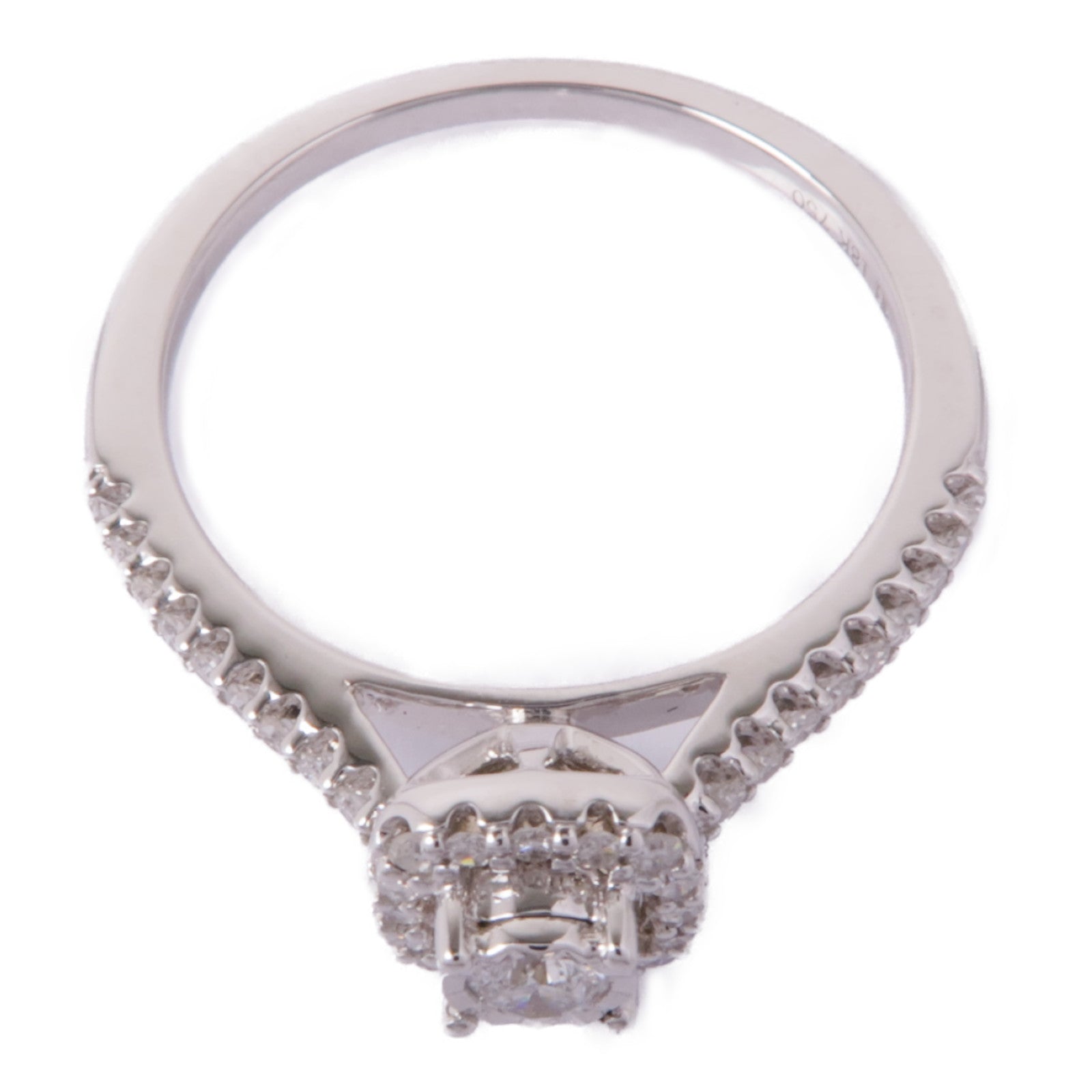 JEWELRY 【激減優惠】18K白金Diamond Ring鑽石戒指US#6.25