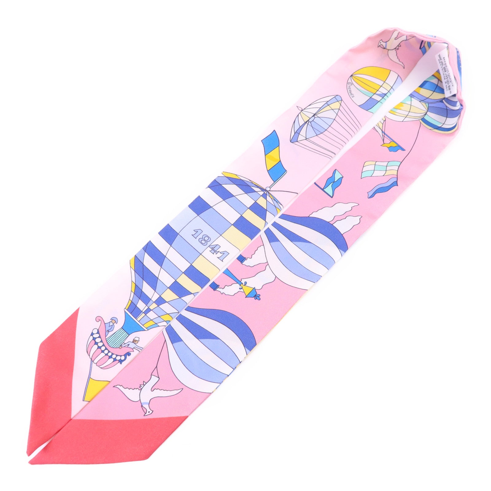 HERMES 【激減優惠】絲質Twilly絲巾