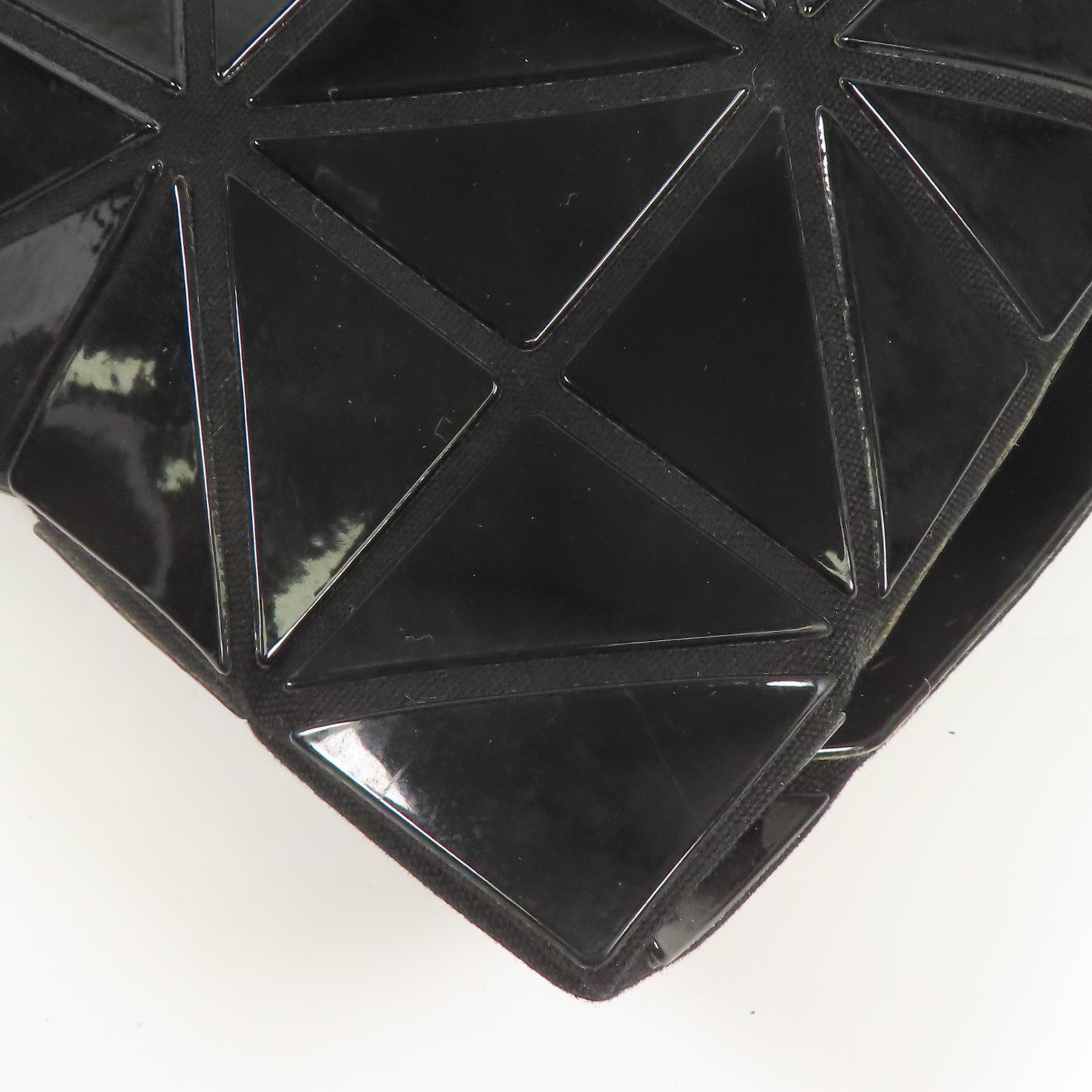 BAO BAO ISSEYMIYAKE Shoulder Bag PVC Black