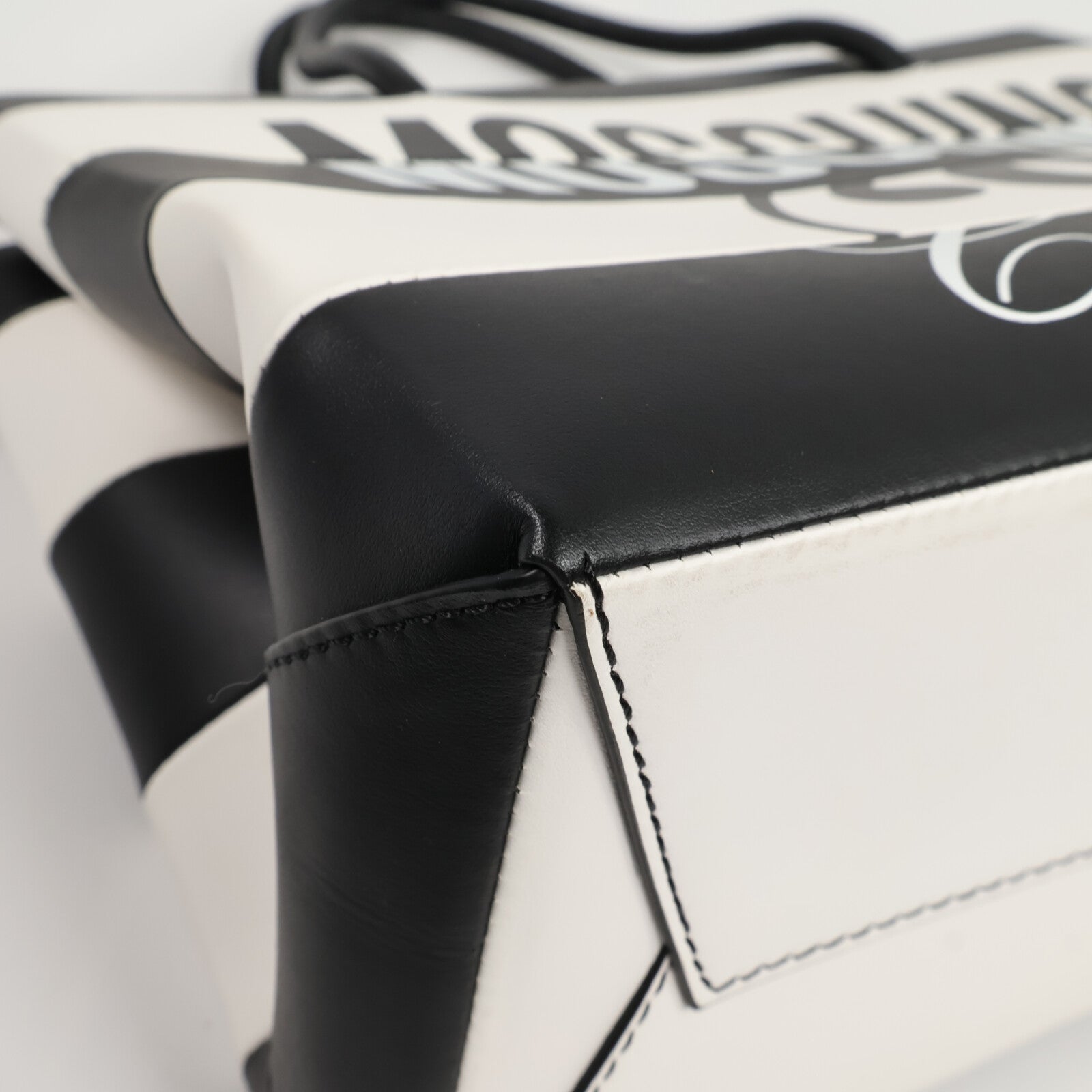 MOSCHINO 牛皮皮革Tote Bag手挽肩背兩用袋