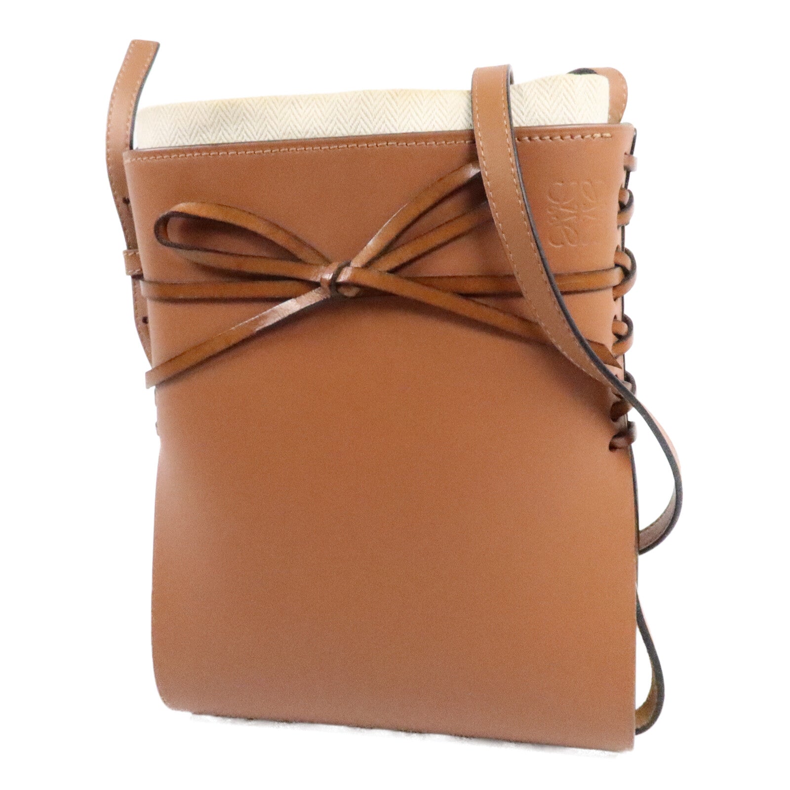 LOEWE 牛皮皮革Ikebana肩背袋