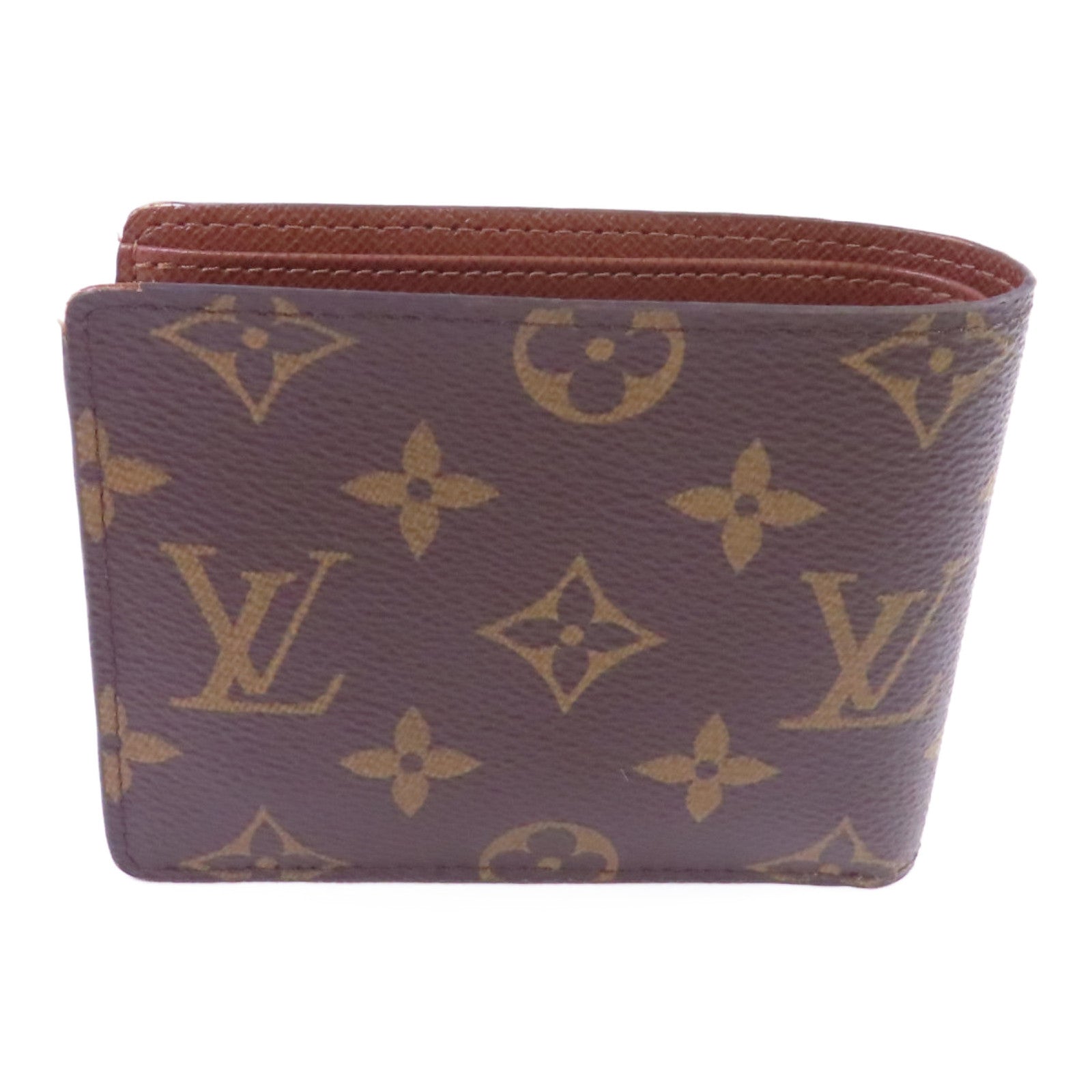 LOUIS VUITTON Monogram Multiple Short Wallet短錢包啡色