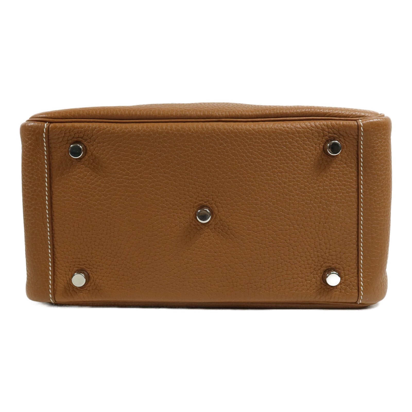 HERMES Clemence皮革Lindy 26肩背袋Gold