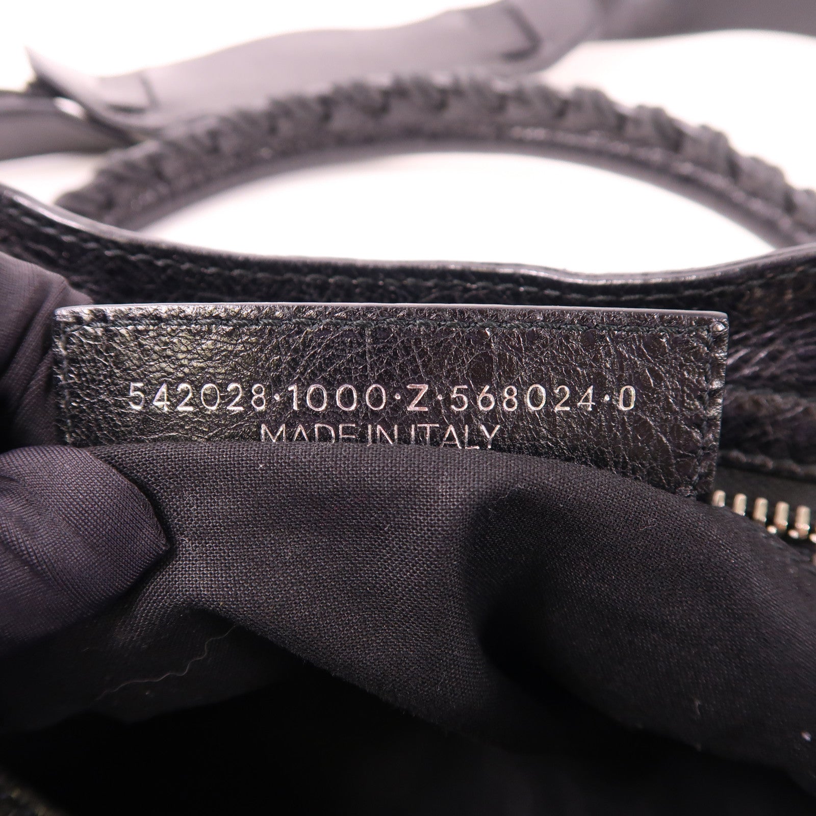 BALENCIAGA 羊皮皮革Giant City銀扣手挽肩背兩用袋