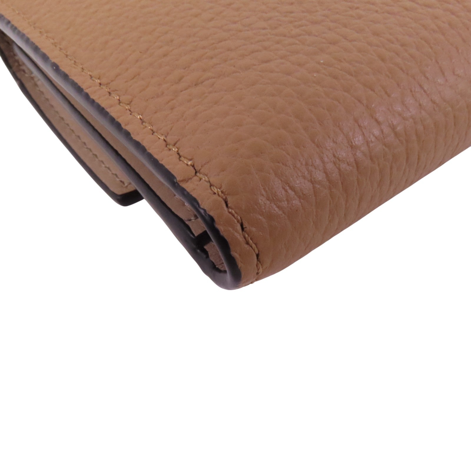 LOEWE 牛皮皮革Small Wallet銀扣短錢包