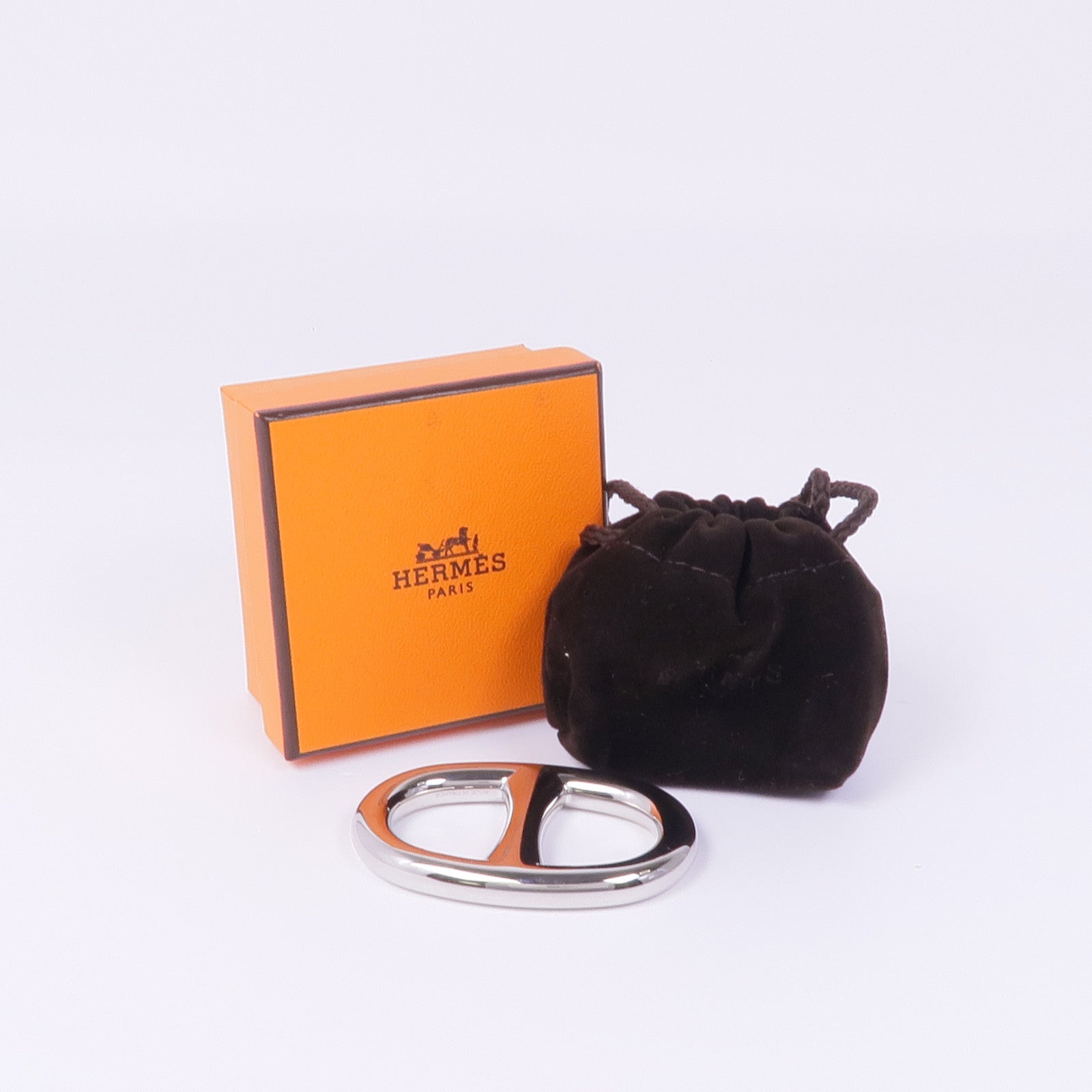 HERMES 金屬Scarf Ring圍巾戒指