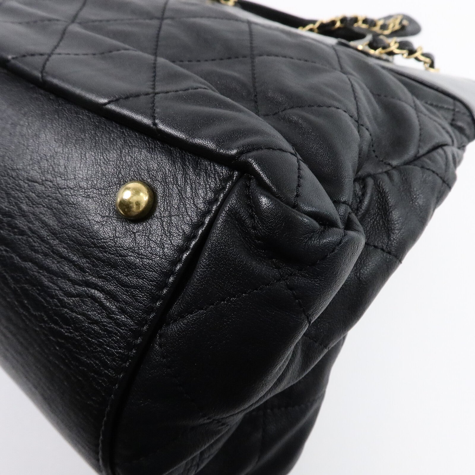 CHANEL 牛皮皮革2 Way Shoulder Bag鏈帶手挽肩背兩用袋