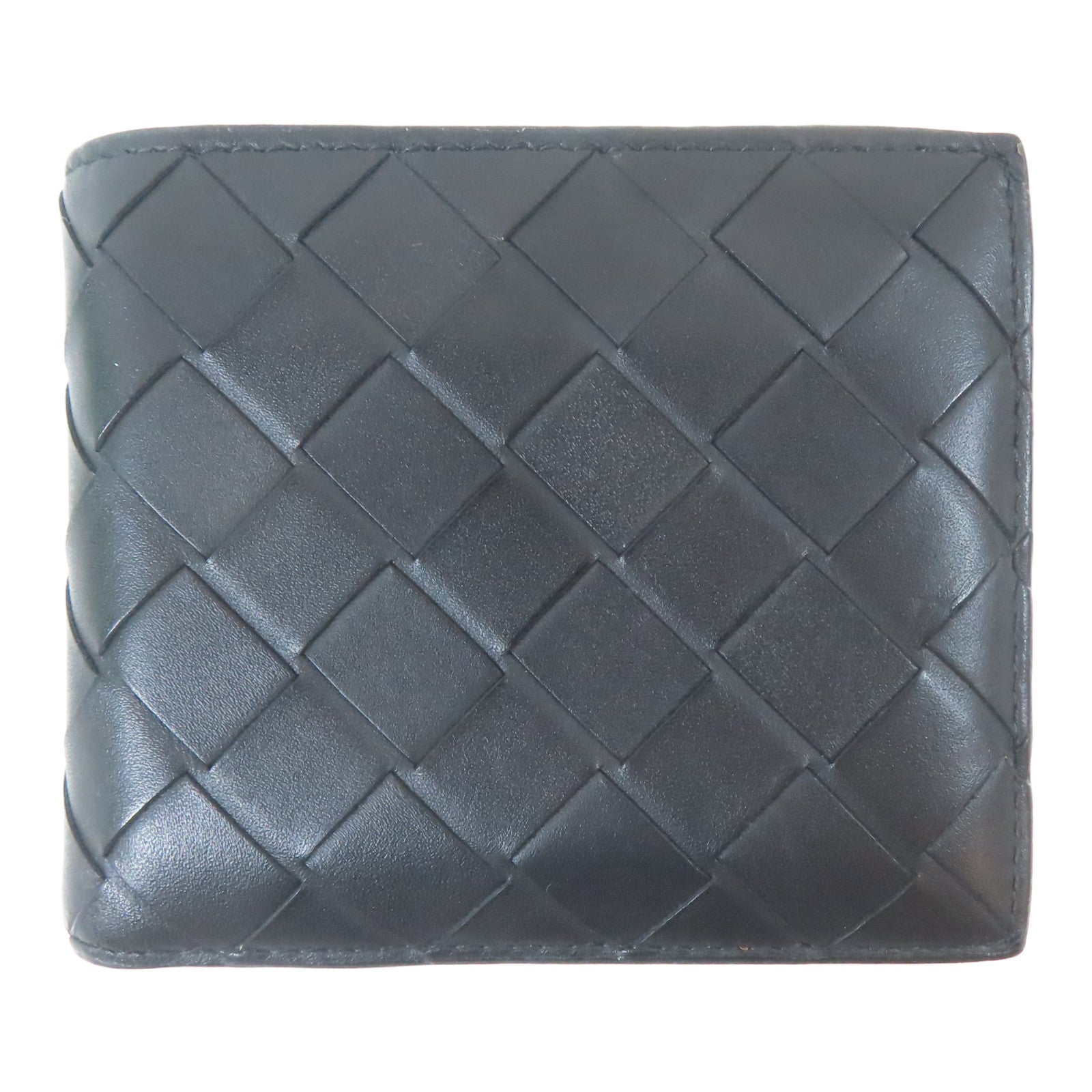 BOTTEGA VENETA 【激減優惠】織紋牛皮皮革Wallet錢包黑色