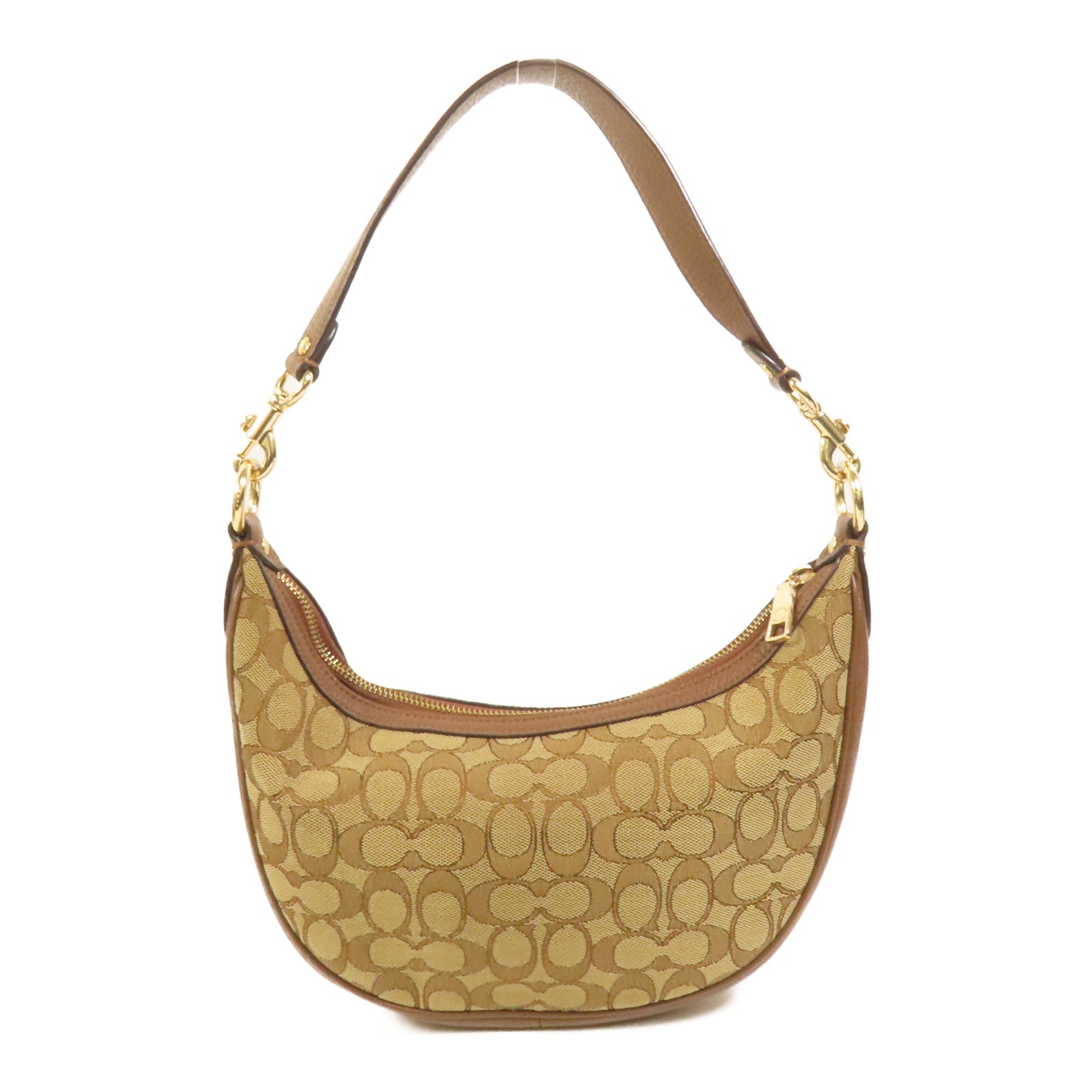 COACH 帆布2 Way Shoulder Bag金扣手挽肩背兩用袋