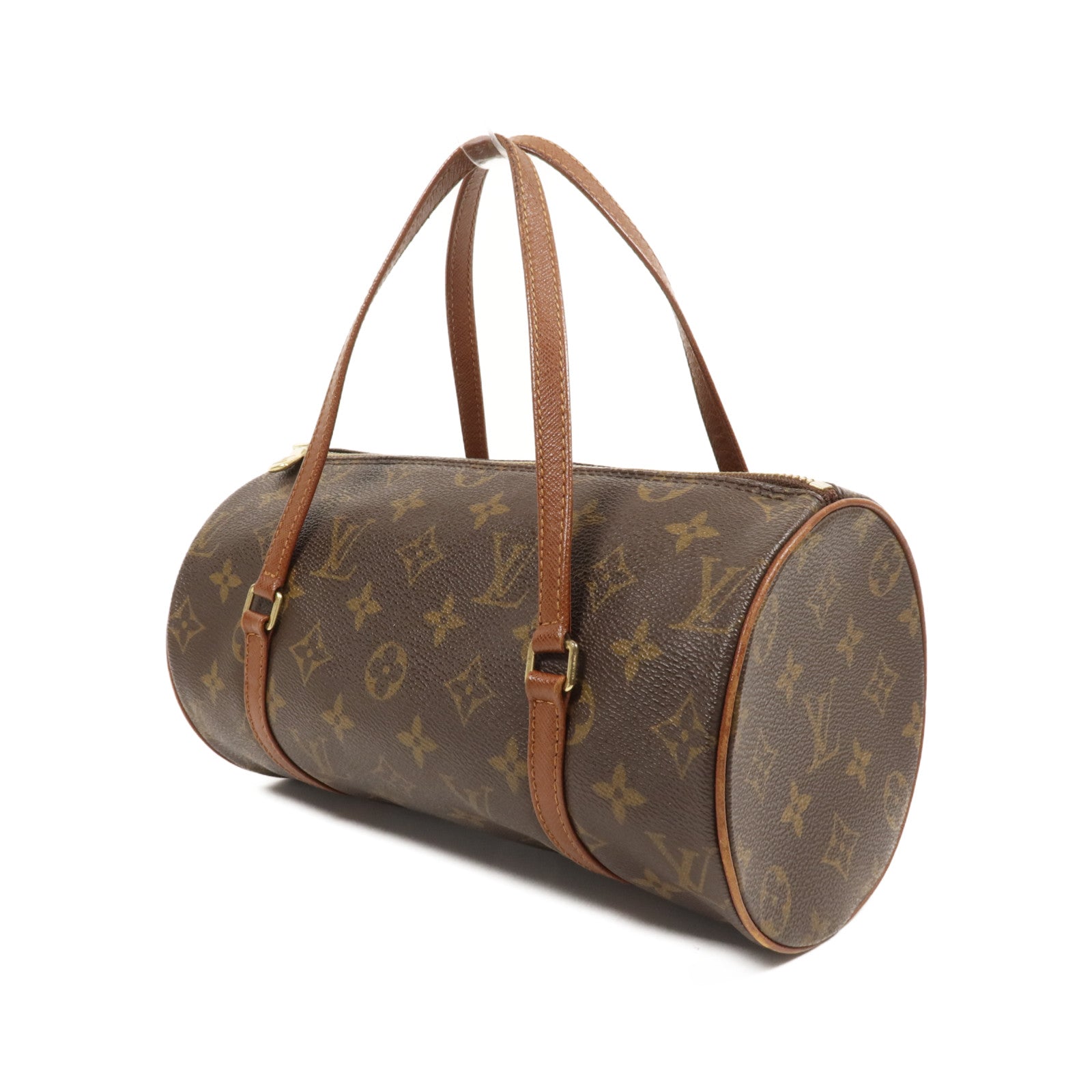 LOUIS VUITTON Monogram Papillon金扣手挽袋