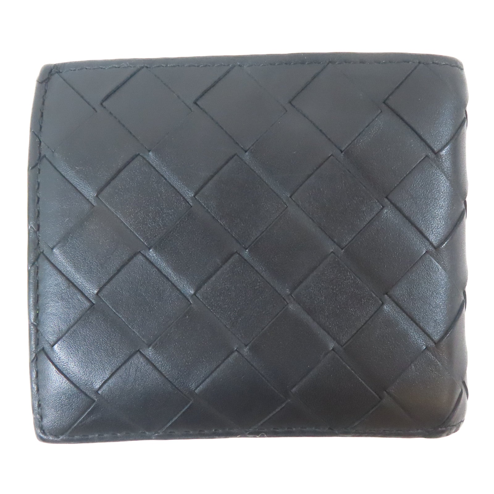 BOTTEGA VENETA 【激減優惠】織紋牛皮皮革Wallet錢包黑色