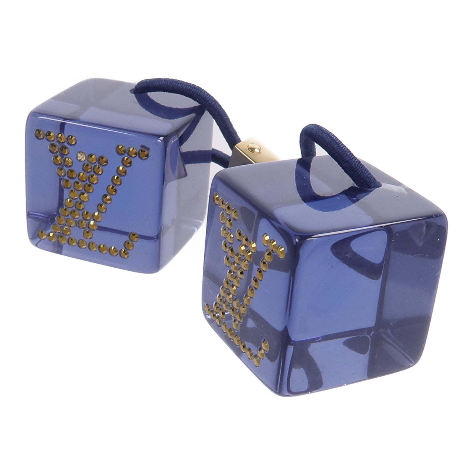 LOUIS VUITTON PVC Hair Cube髮圈