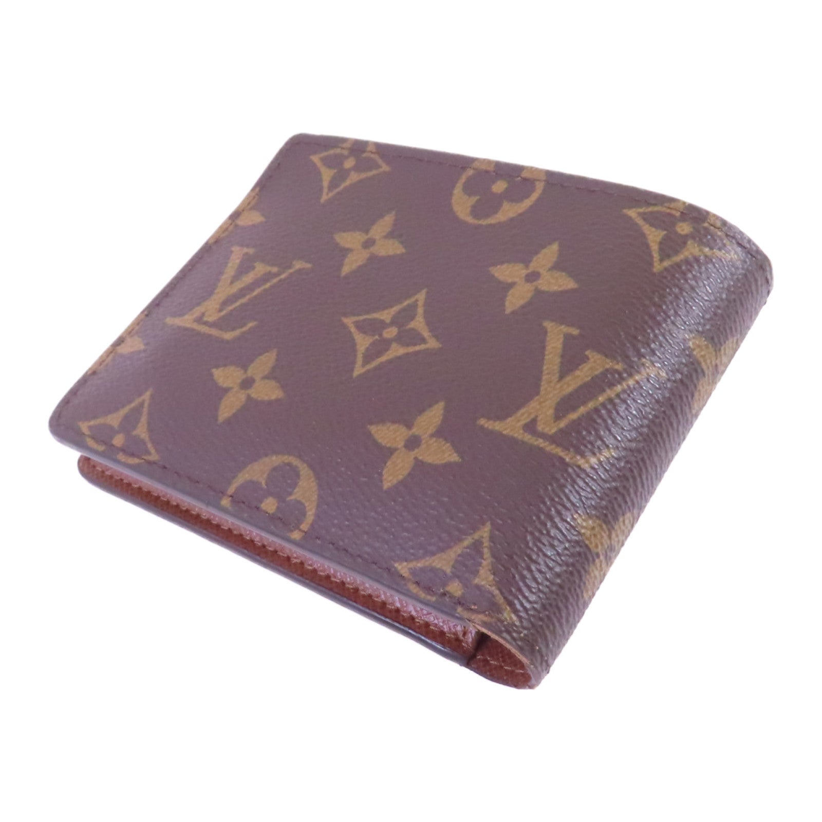 LOUIS VUITTON Monogram Multiple Short Wallet短錢包啡色