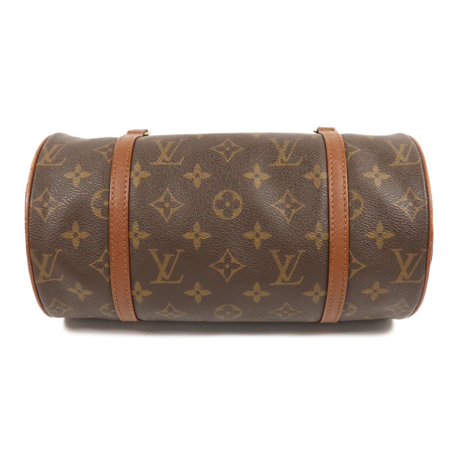 LOUIS VUITTON Monogram Papillon金扣手挽袋