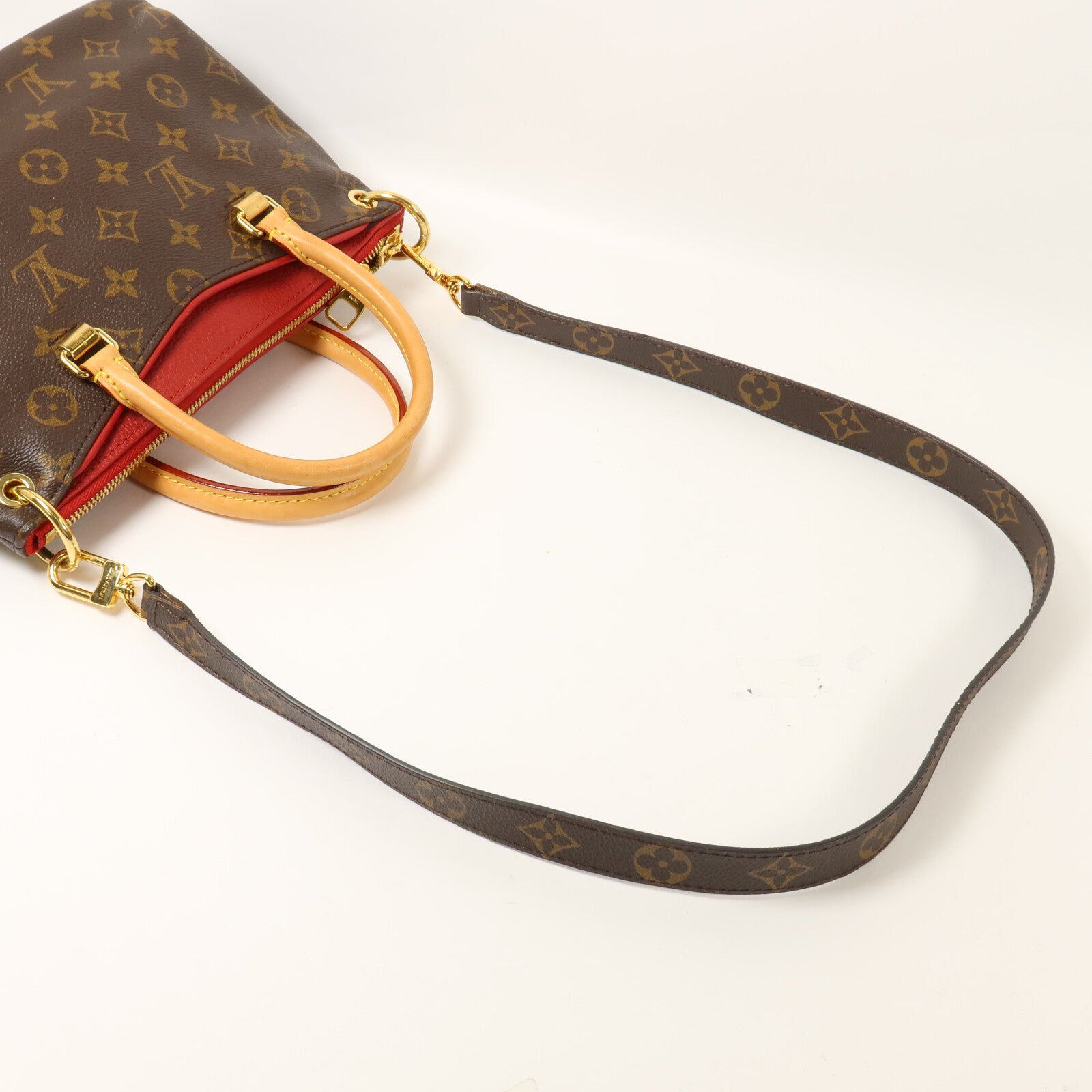 LOUIS VUITTON Monogram Pallas BB手挽肩背兩用袋