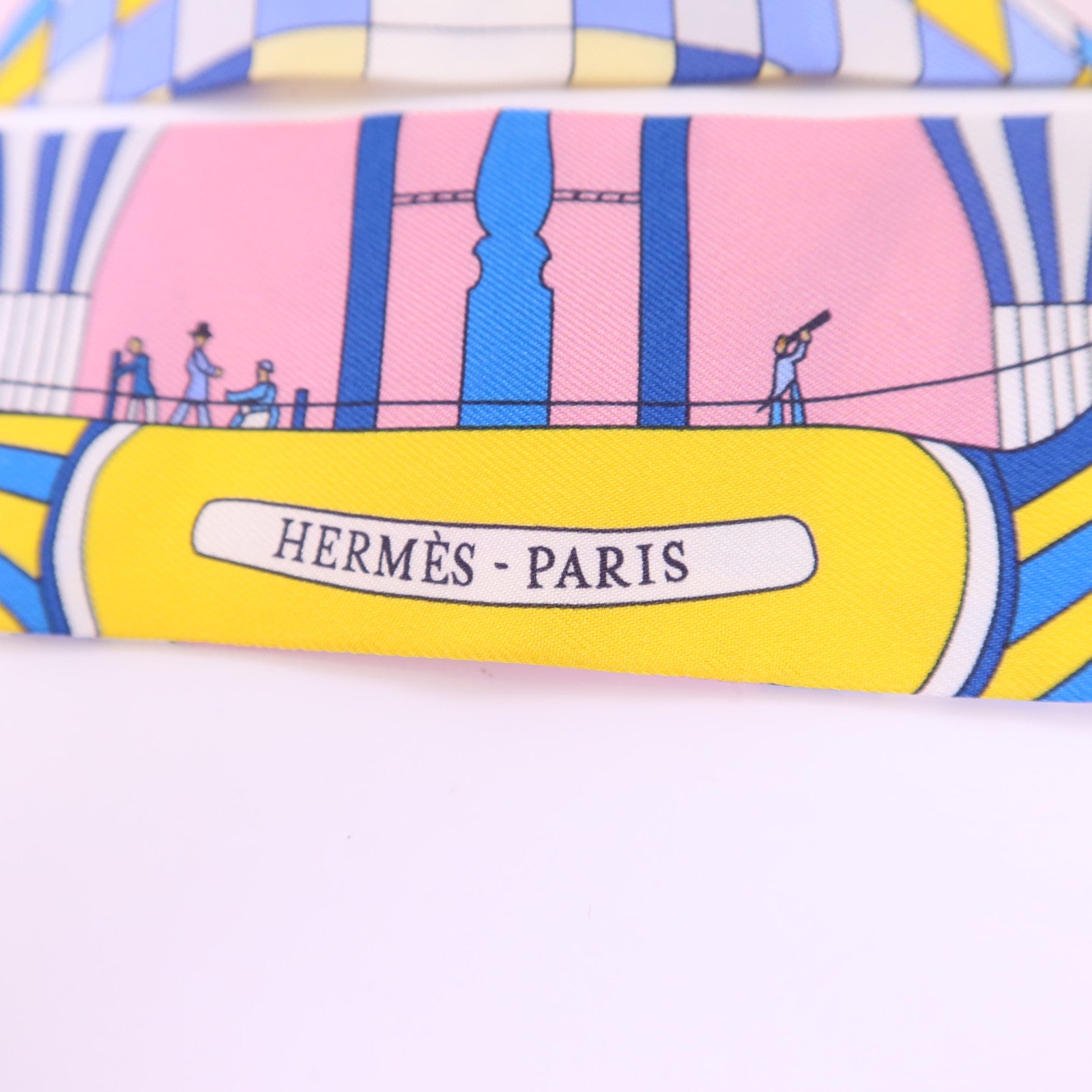 HERMES 絲質Twilly絲巾