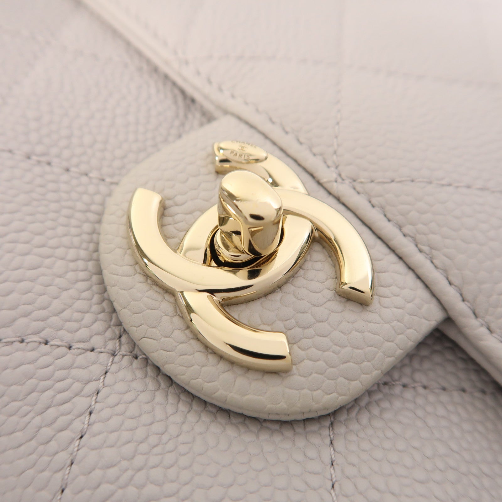 CHANEL 牛皮皮革City Walk Small Flap金扣手挽肩背兩用袋
