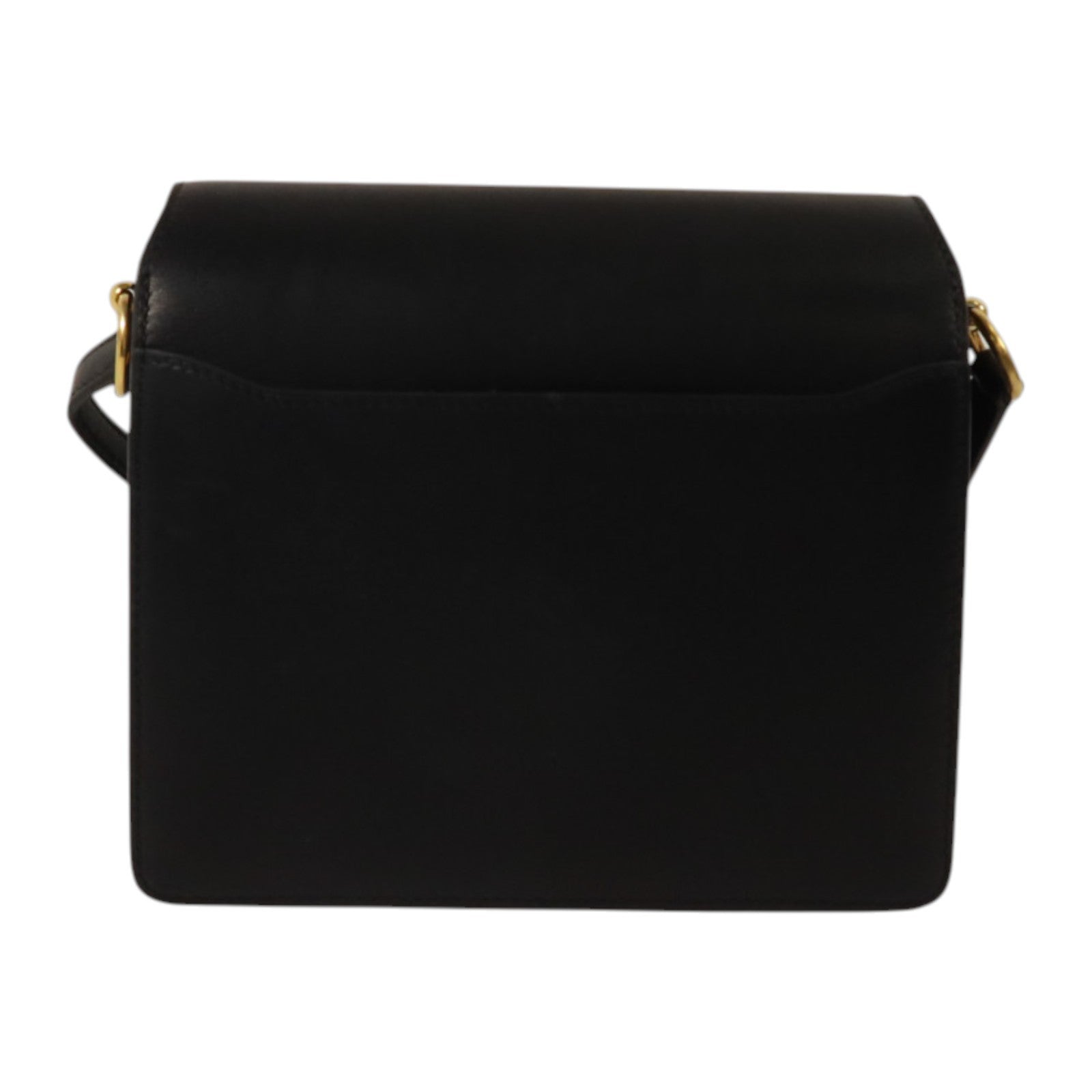 HERMES Evergrain皮革Mini Roulis金扣肩背袋Black