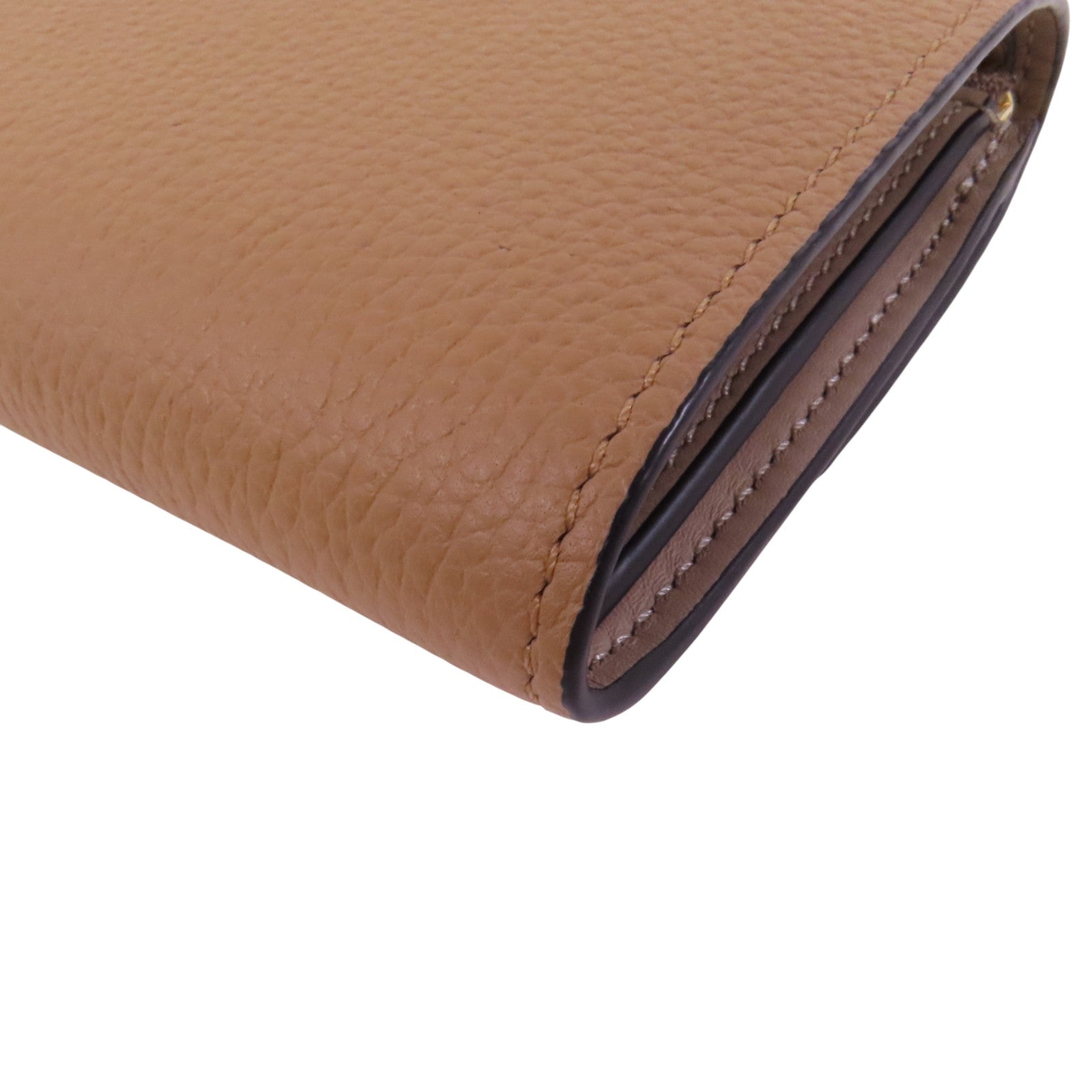 LOEWE 牛皮皮革Small Wallet銀扣短錢包