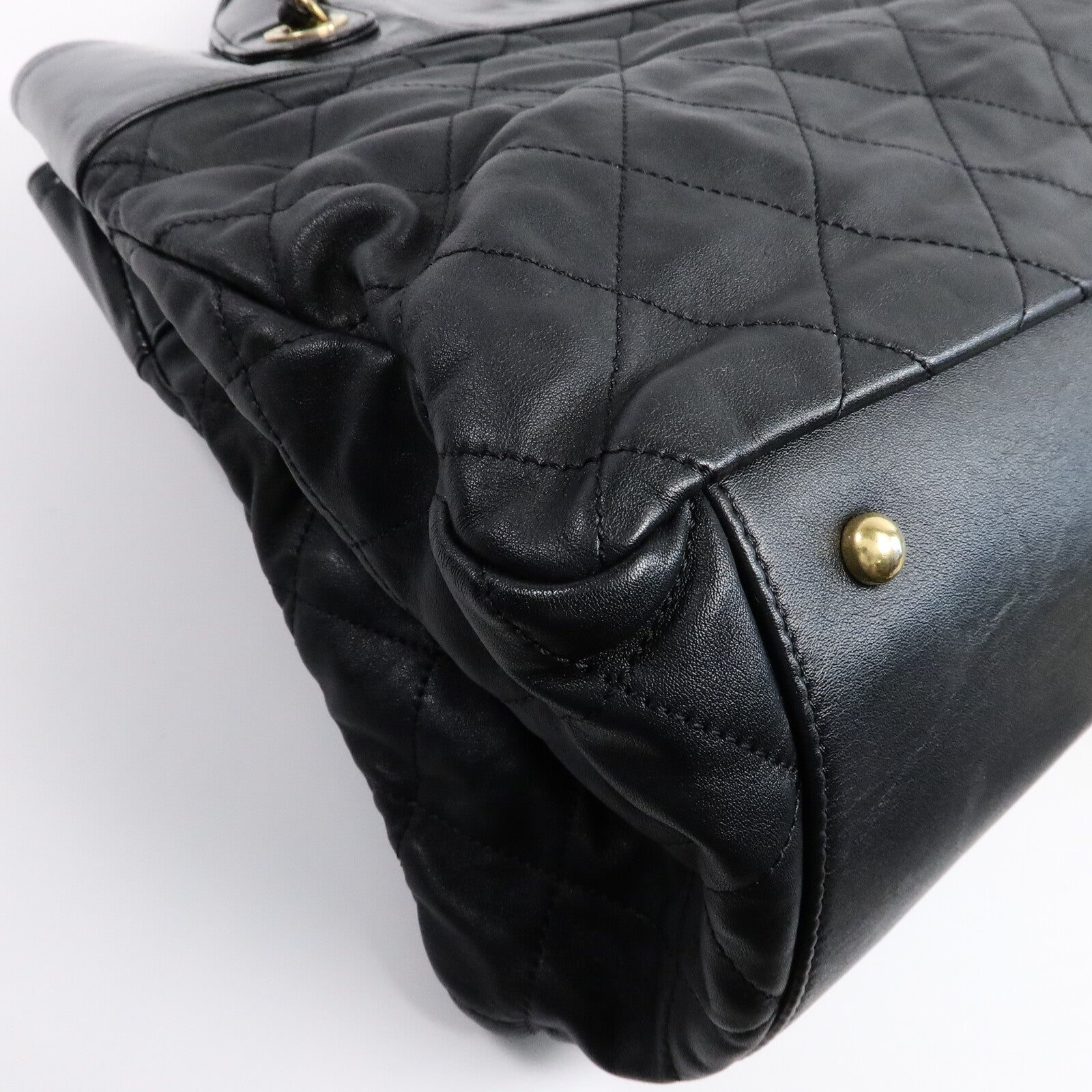 CHANEL 牛皮皮革2 Way Shoulder Bag鏈帶手挽肩背兩用袋