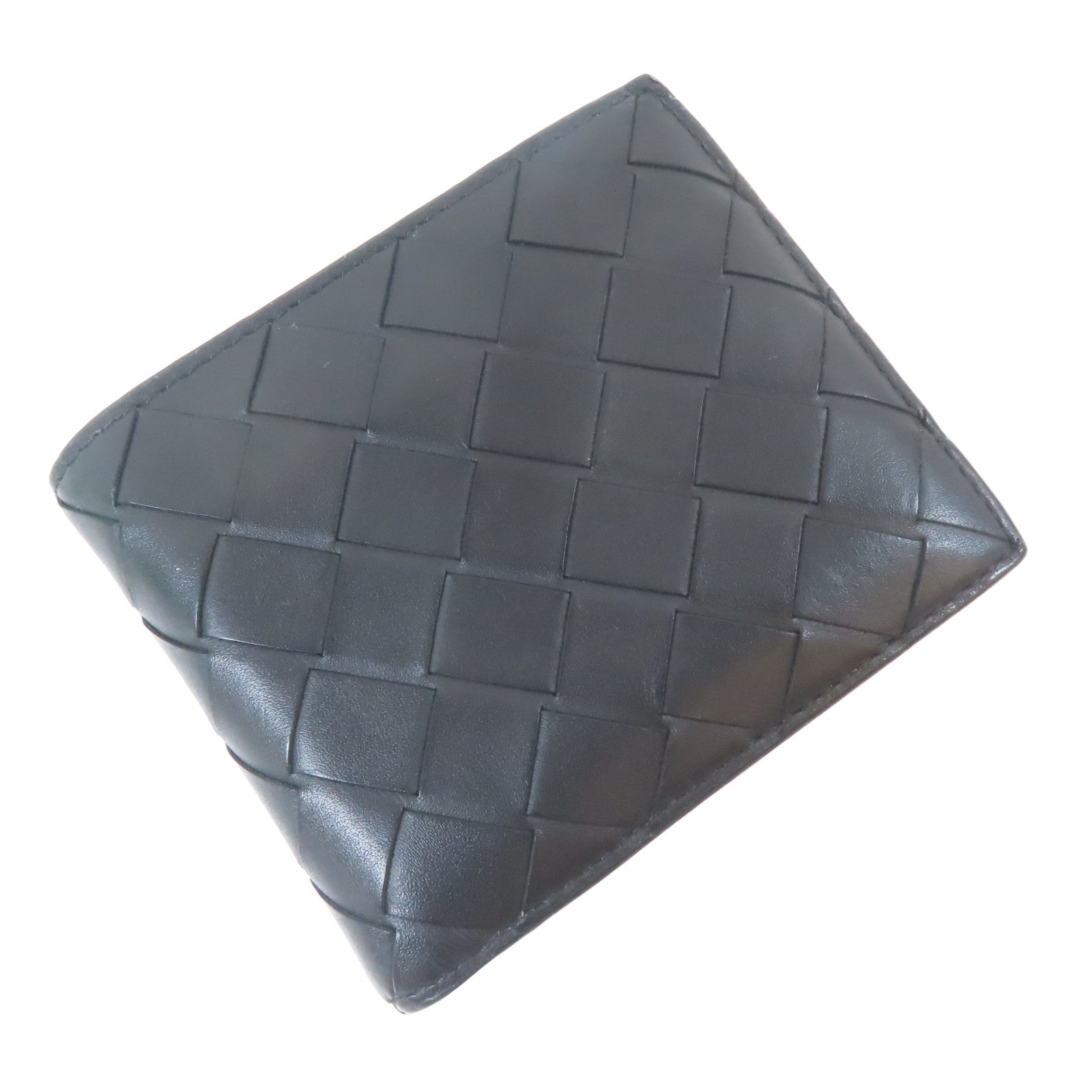 BOTTEGA VENETA 【激減優惠】織紋牛皮皮革Wallet錢包黑色