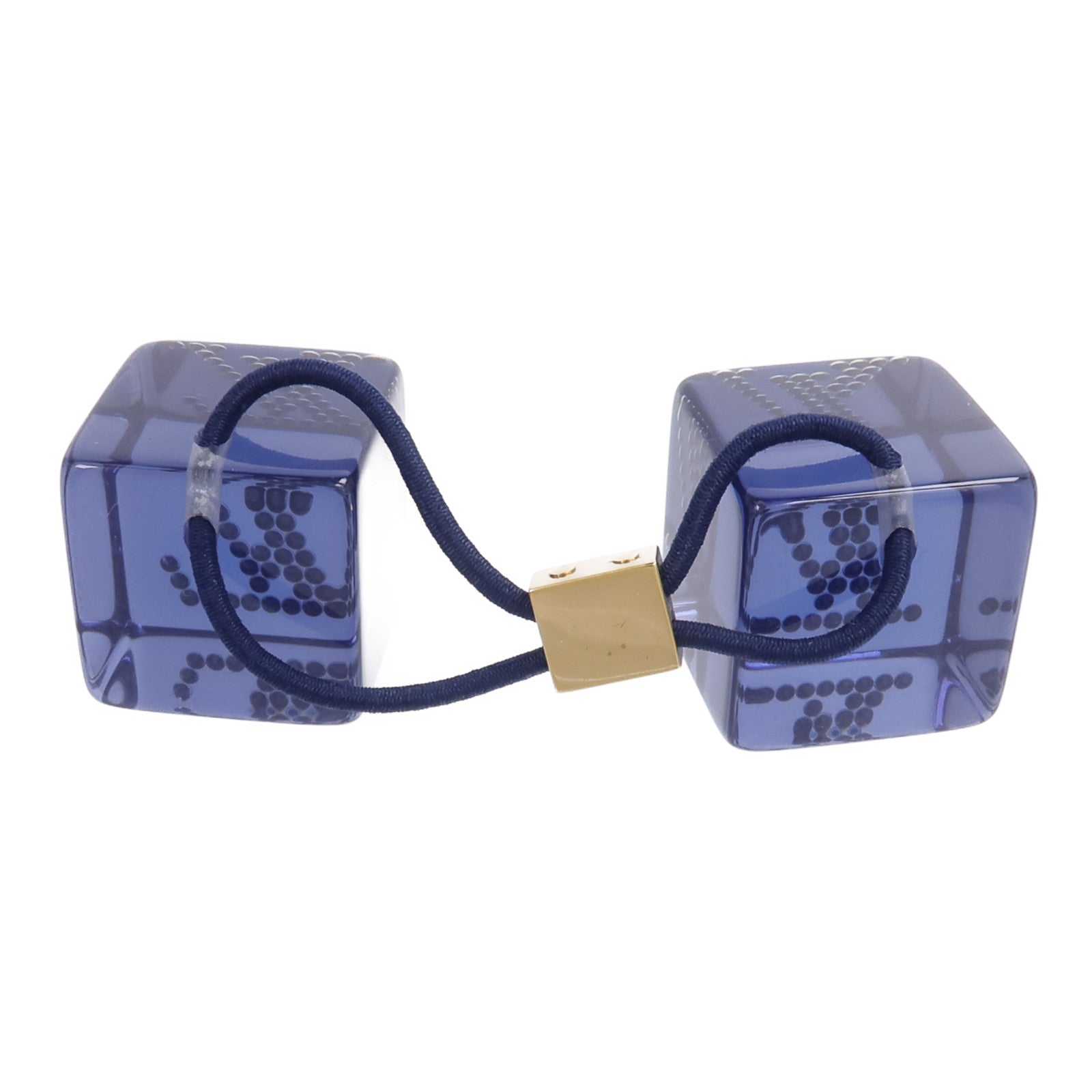 LOUIS VUITTON PVC Hair Cube髮圈