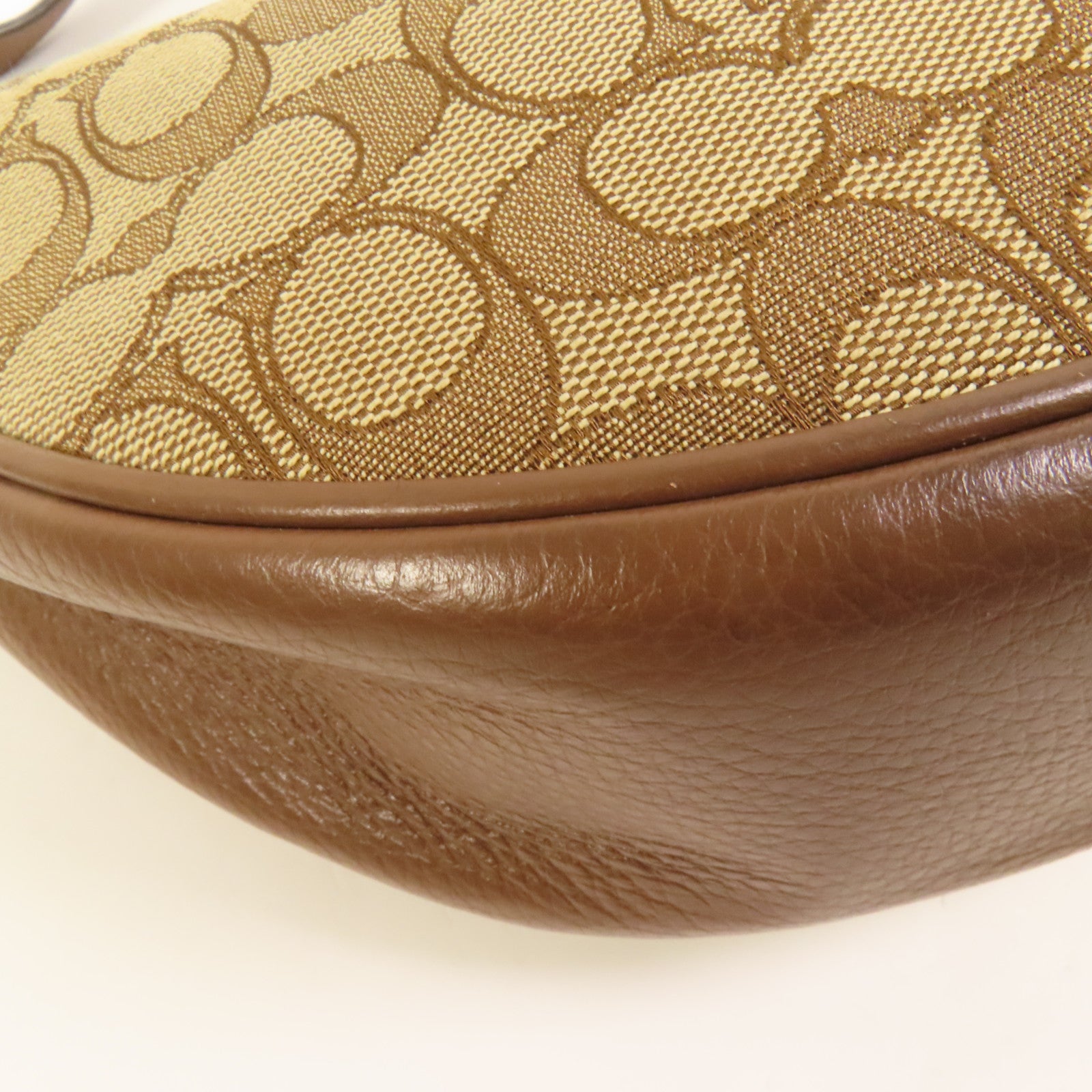 COACH 帆布2 Way Shoulder Bag金扣手挽肩背兩用袋